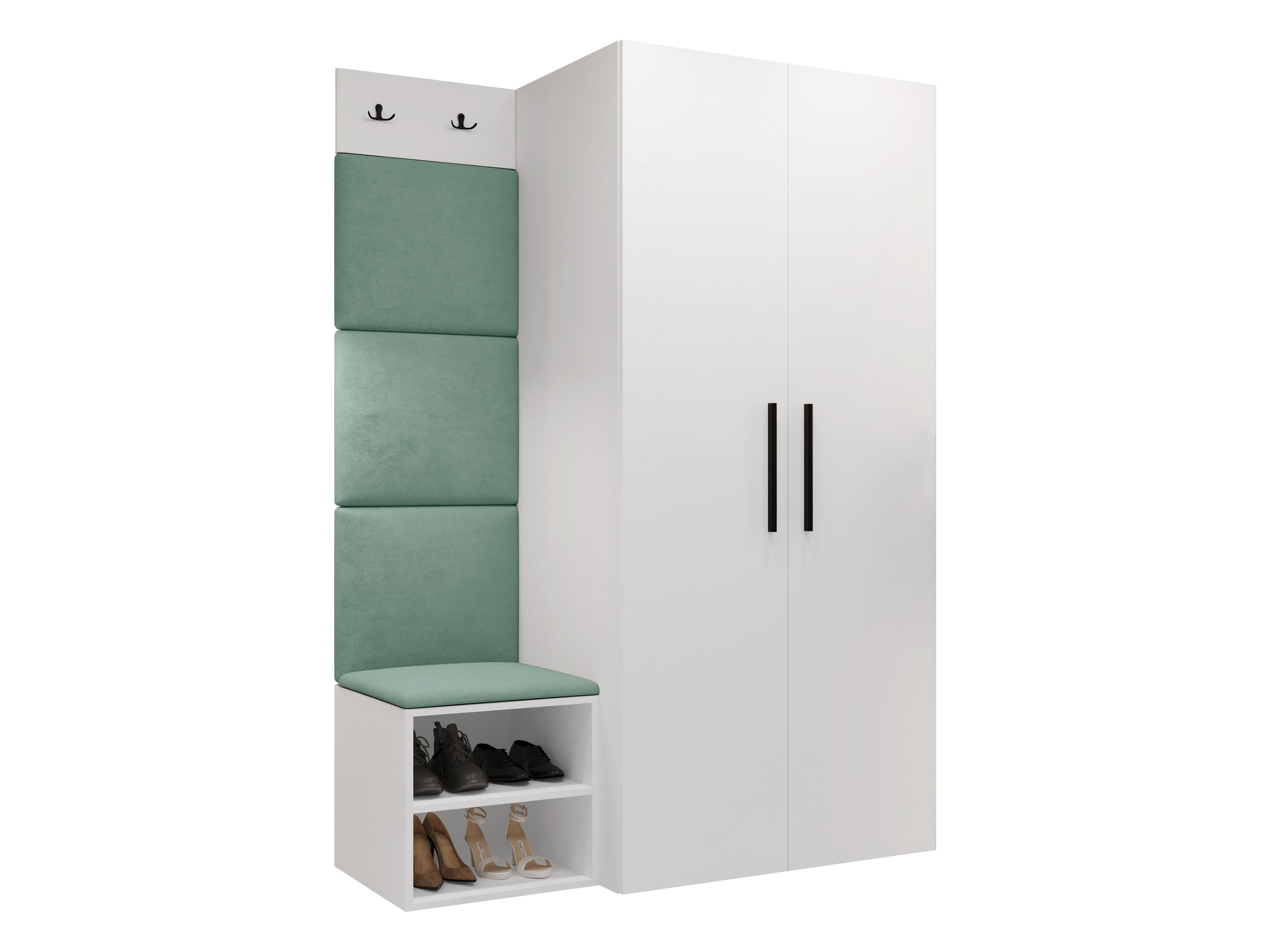 Set za hodnik Hartford 523 (Belo)