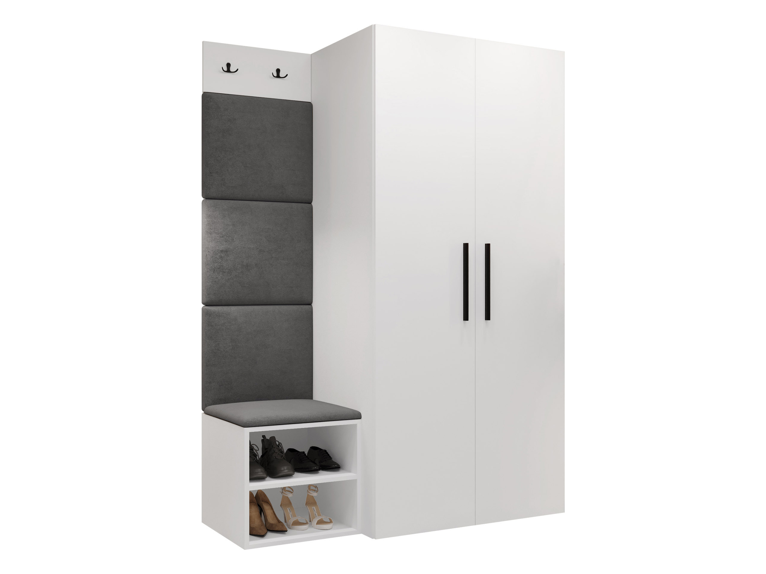 Set za hodnik Hartford 523 (Belo)