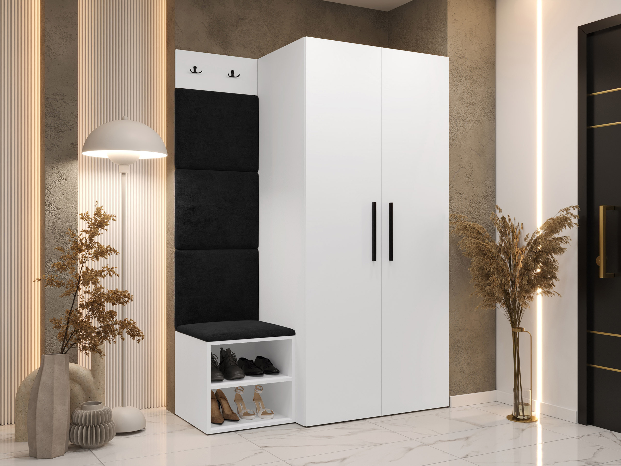 Set za hodnik Hartford 523 (Belo)