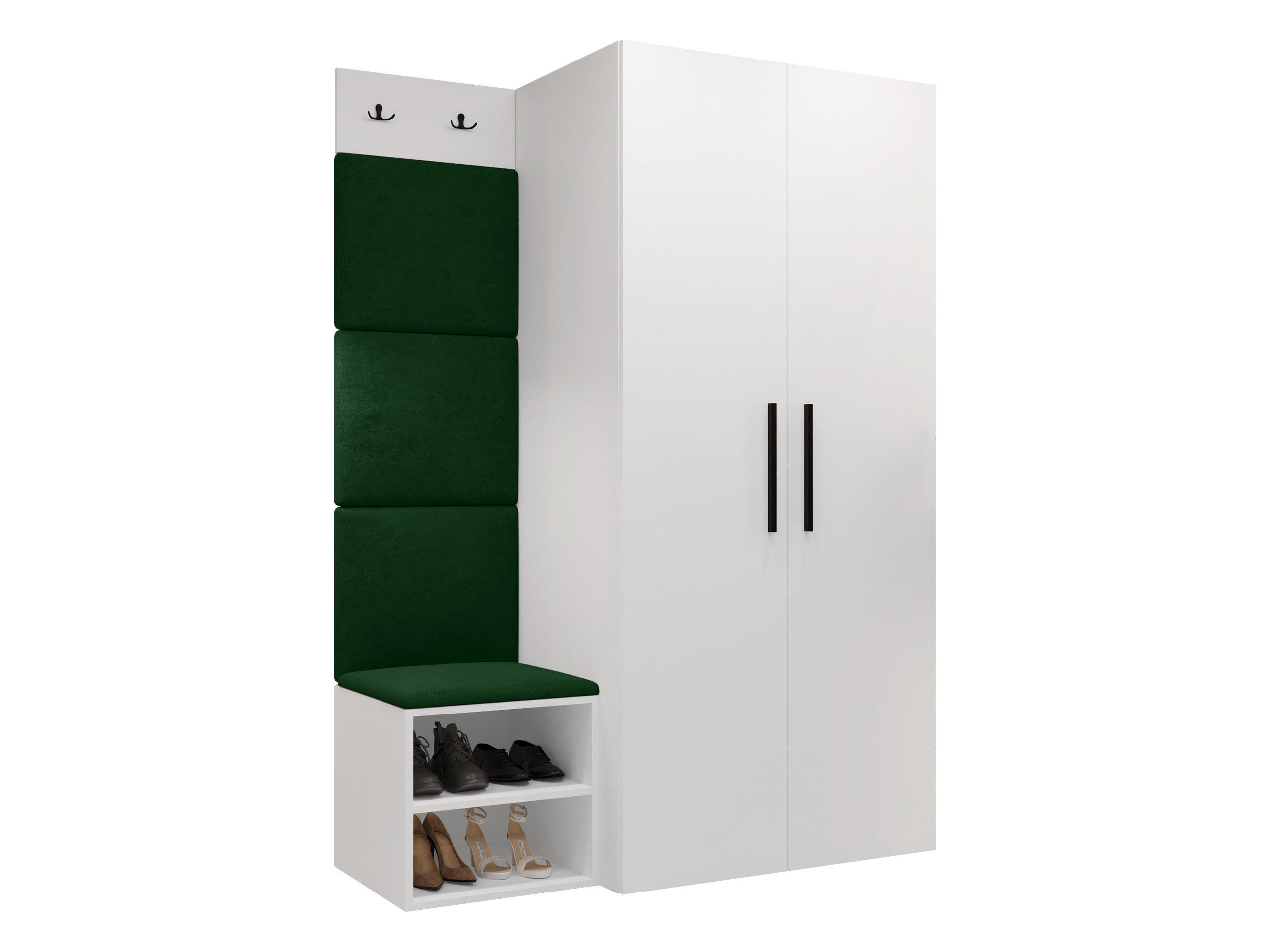 Set za hodnik Hartford 523 (Belo)