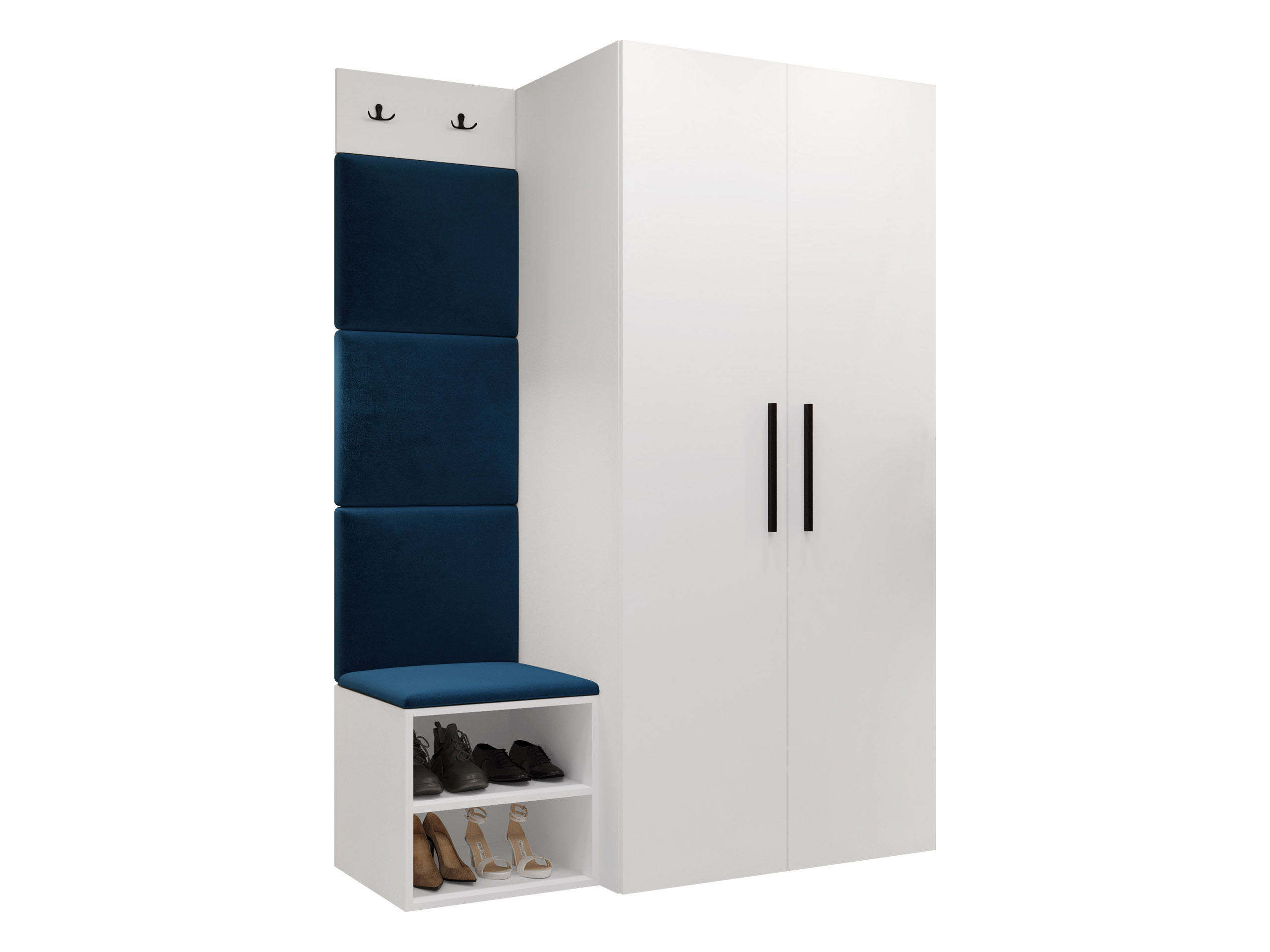 Set za hodnik Nitos IV (Belo)