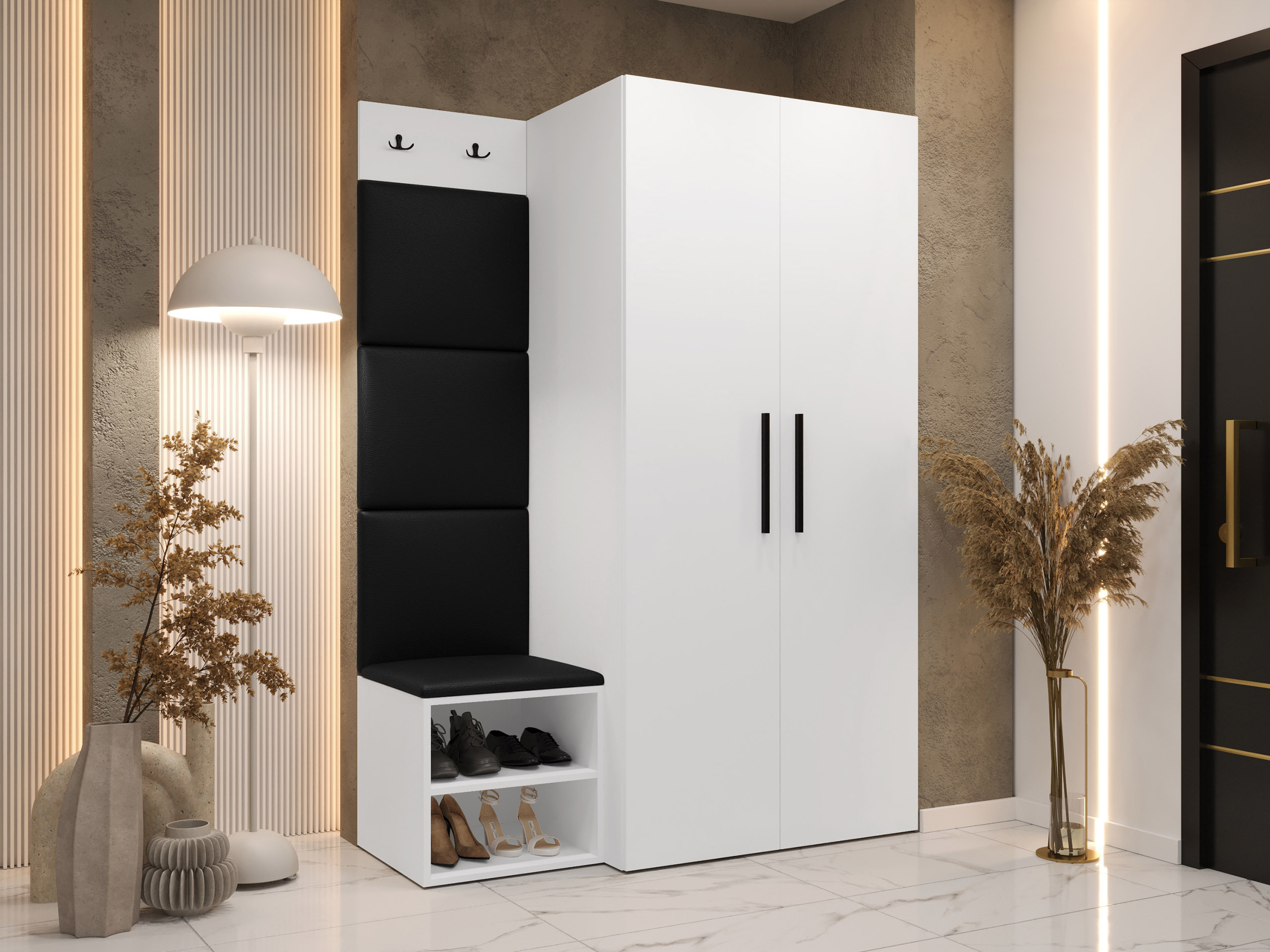 Set za hodnik Nitos IV (Belo)