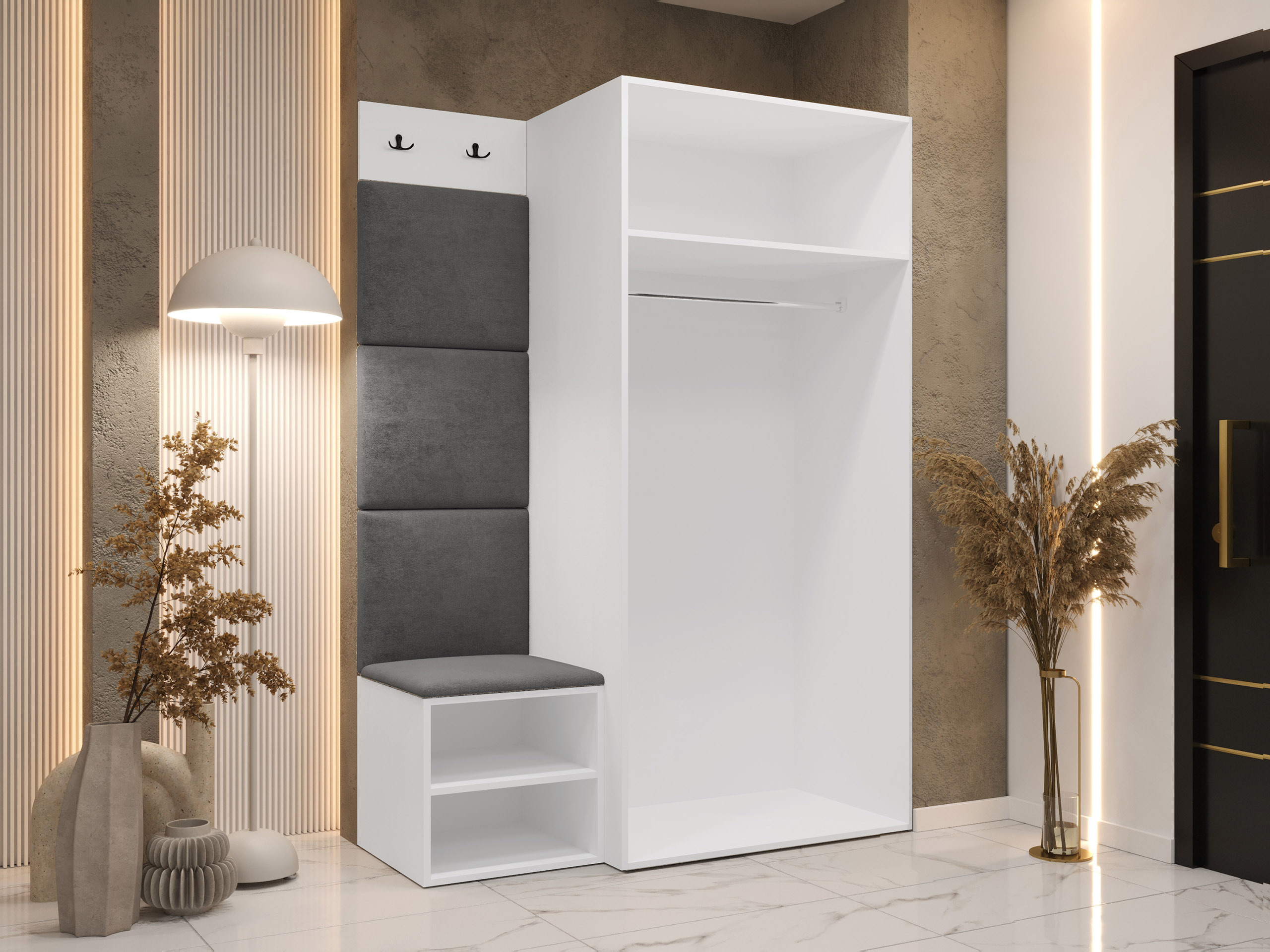 Set za hodnik Nitos IV (Belo)