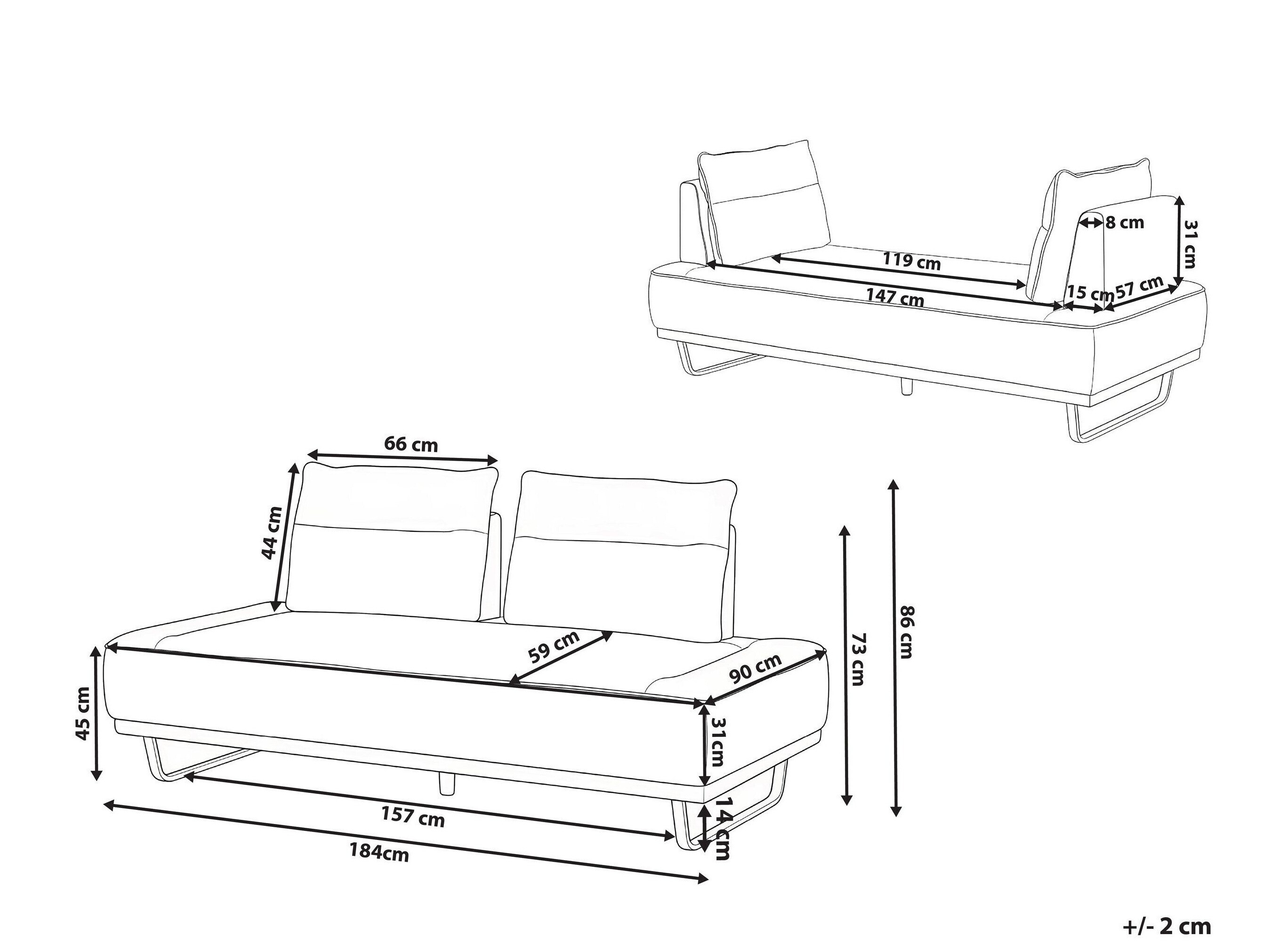 Sofa Berwyn 3052 (Belo)
