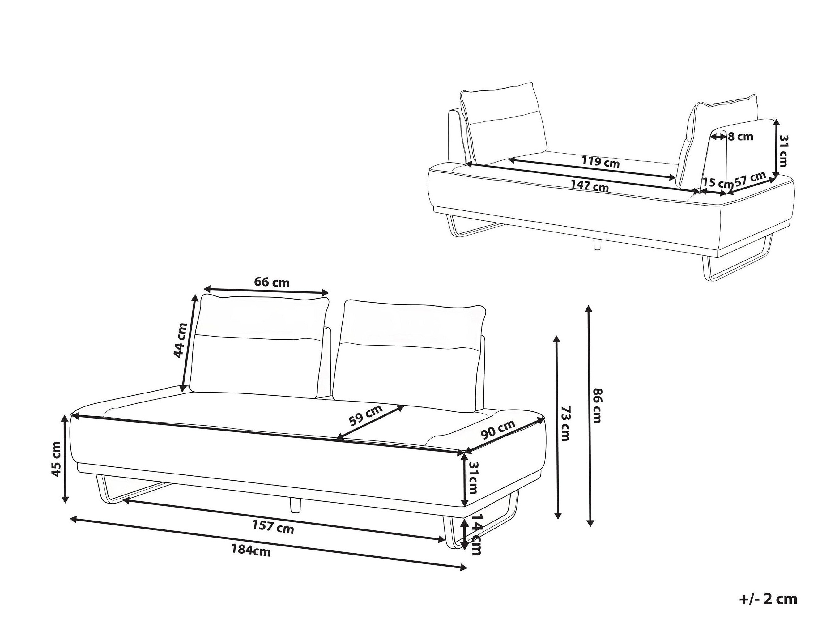 Sofa Berwyn 3052 (Crno)
