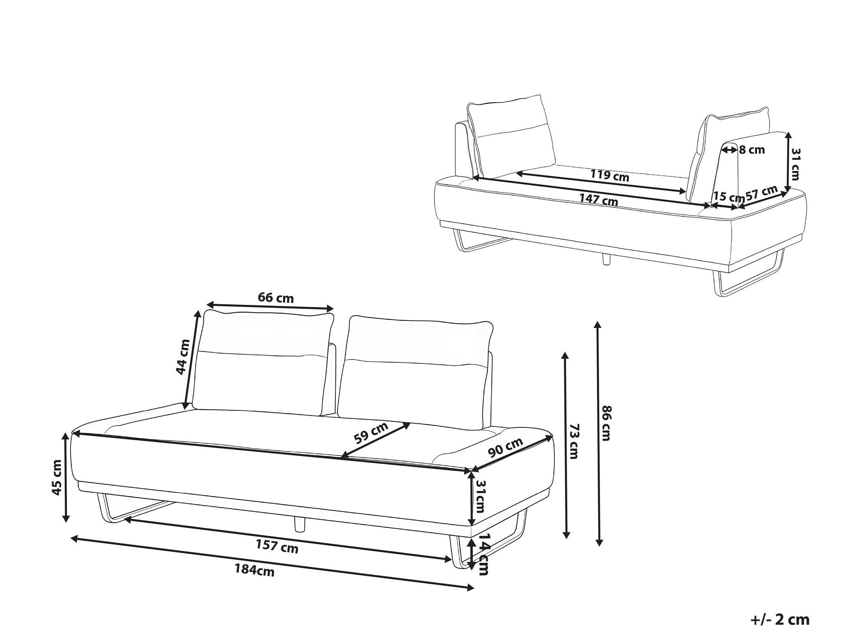 Sofa Berwyn 3052 (Sivo)