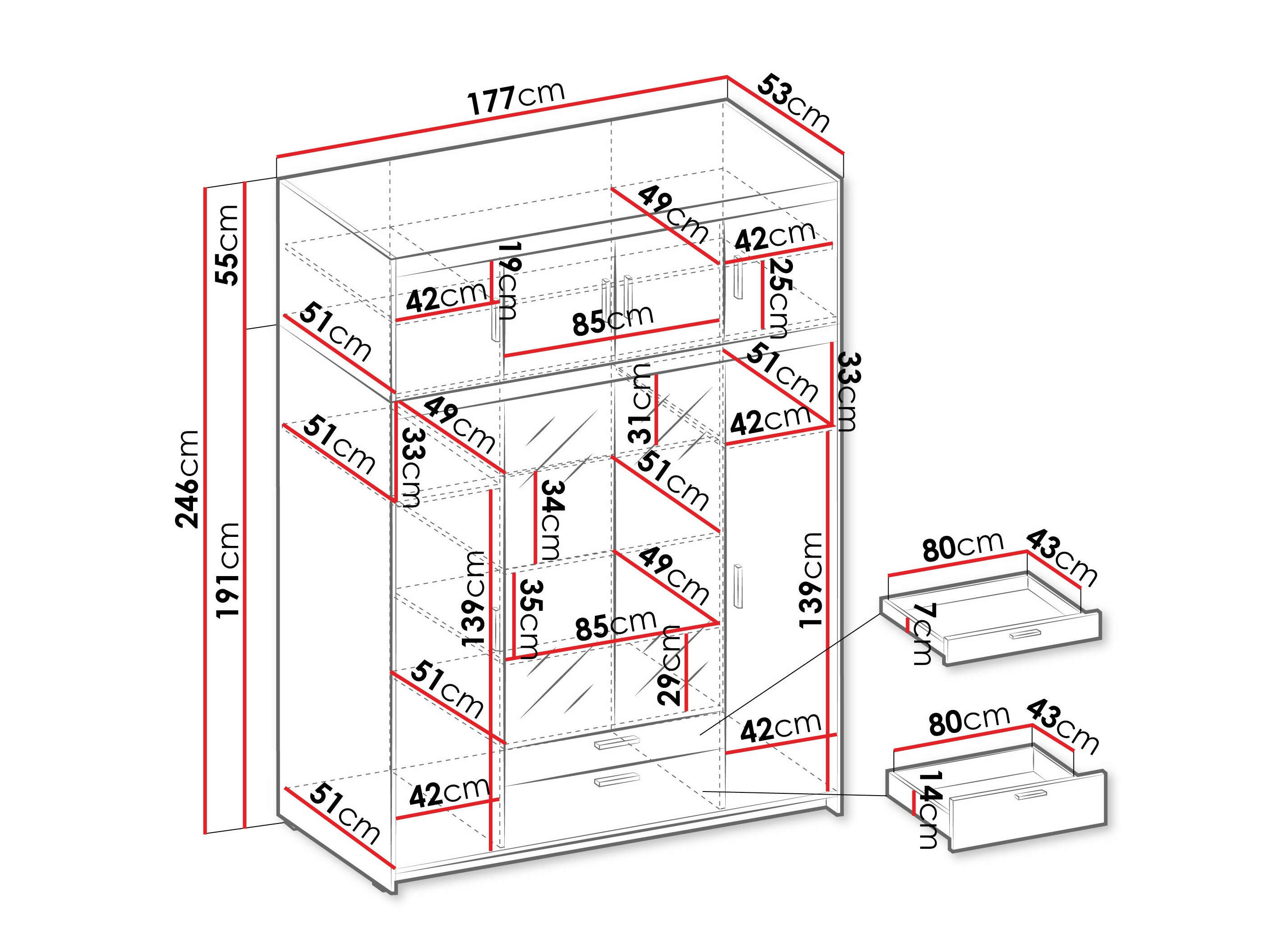Ormar Novduni 109 (Belo)