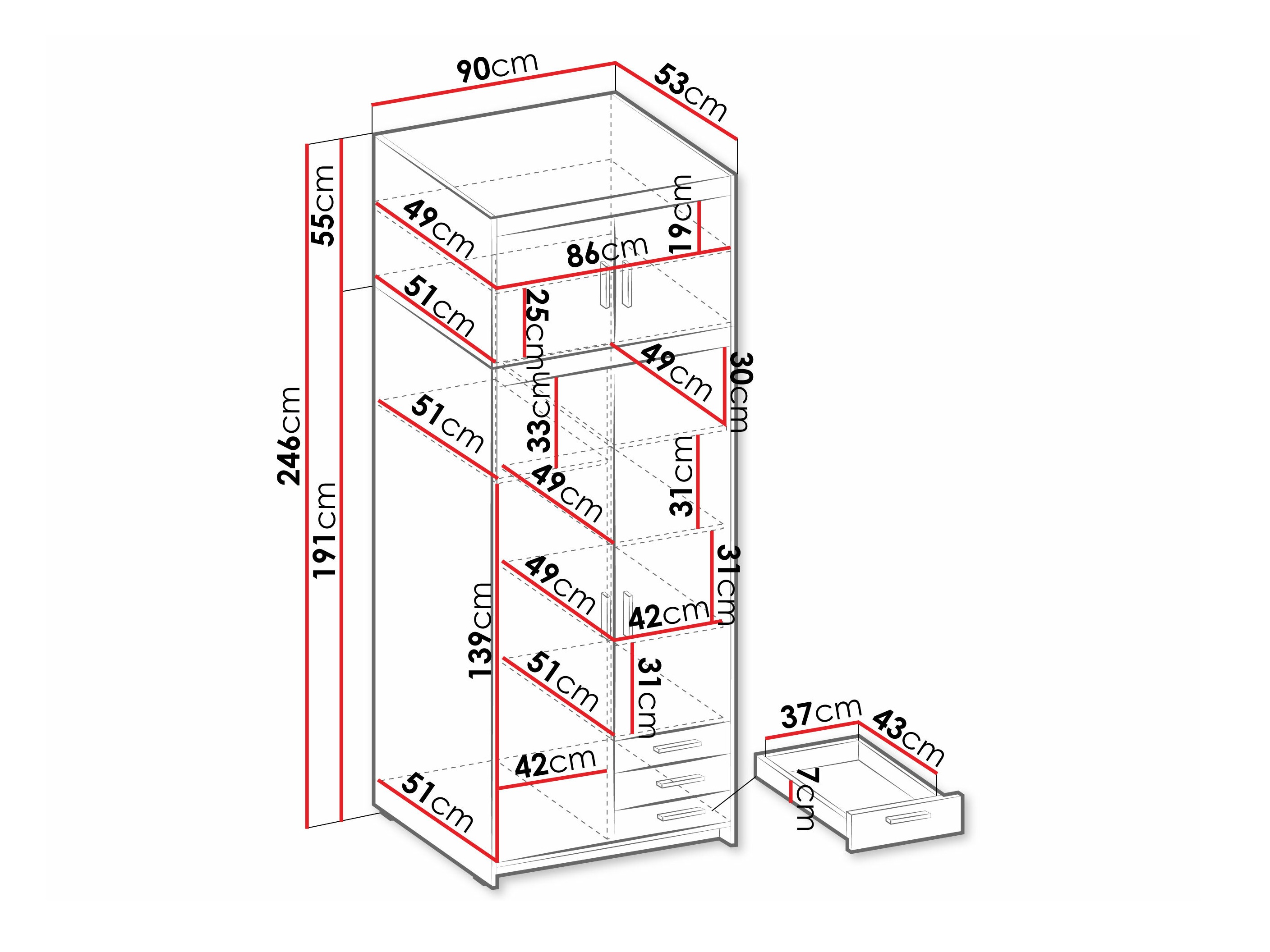 Ormar Novduni 113 (Belo)
