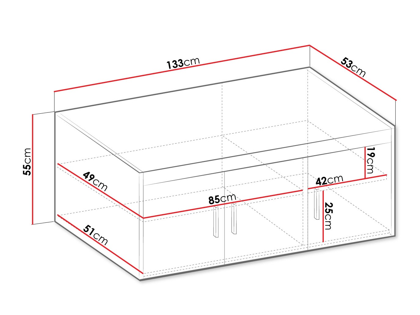 Ormarić Novduni 124 (Hrast Lefkas)