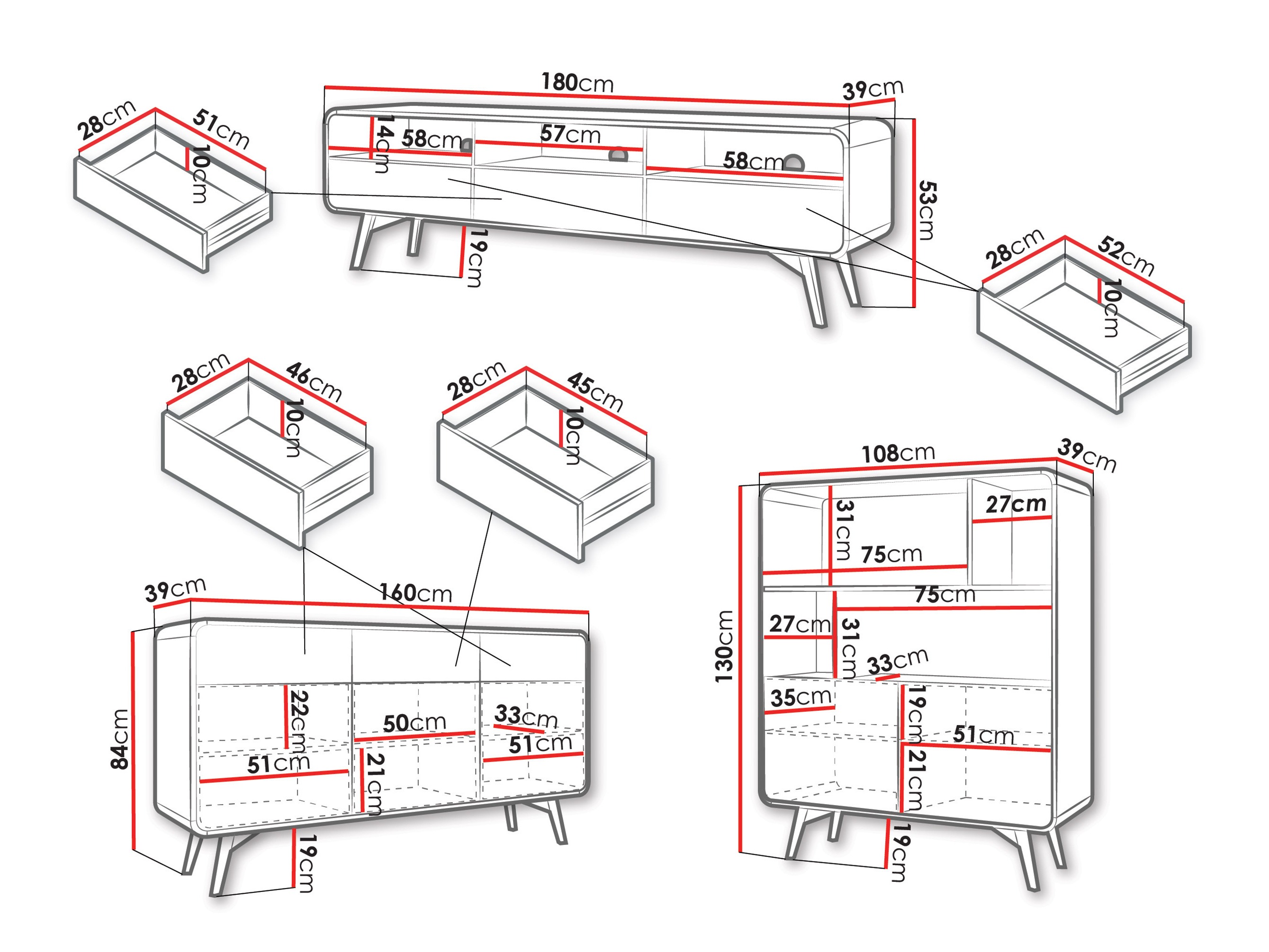 Set za dnevnu sobu Talsalo 104