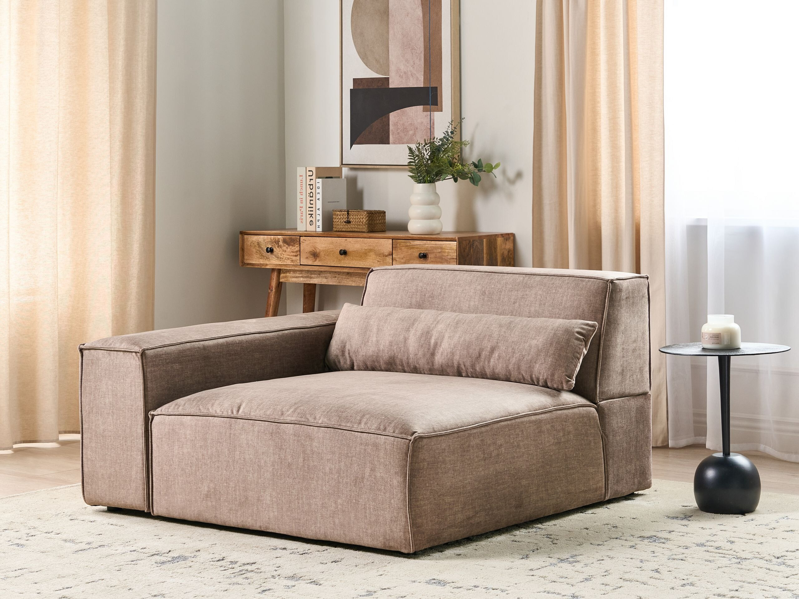 Modularne sedeće garniture Tivsora 105 (Svetlo smeđa)