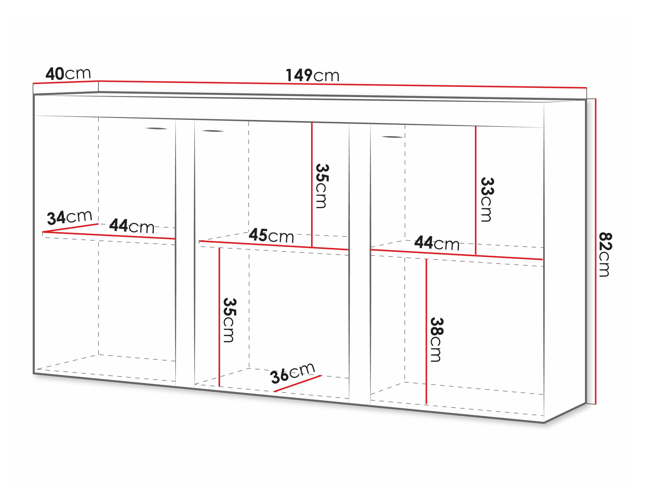 Ormarić Tucson 121 (Belo)