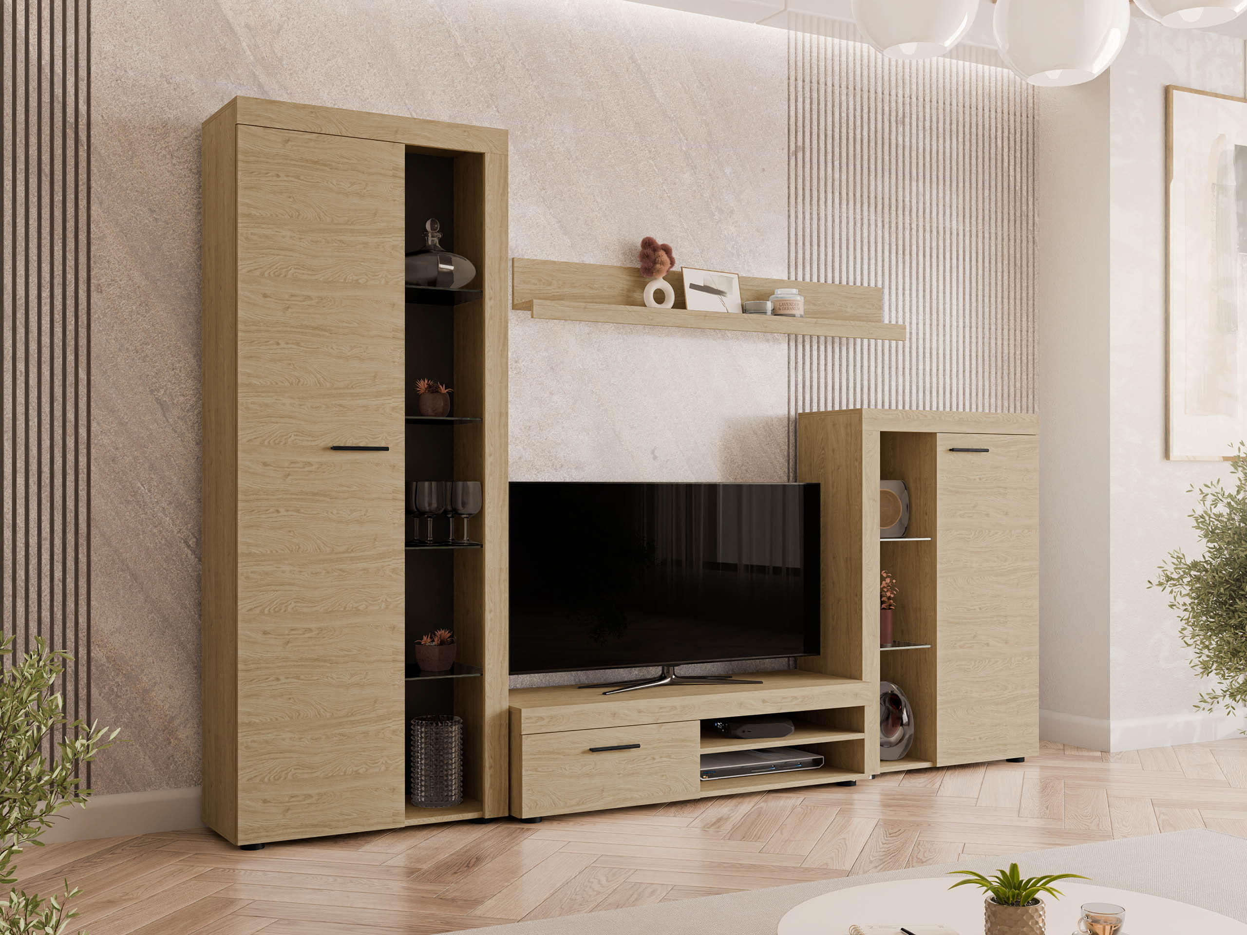 Set za dnevnu sobu Univio (Hrast)