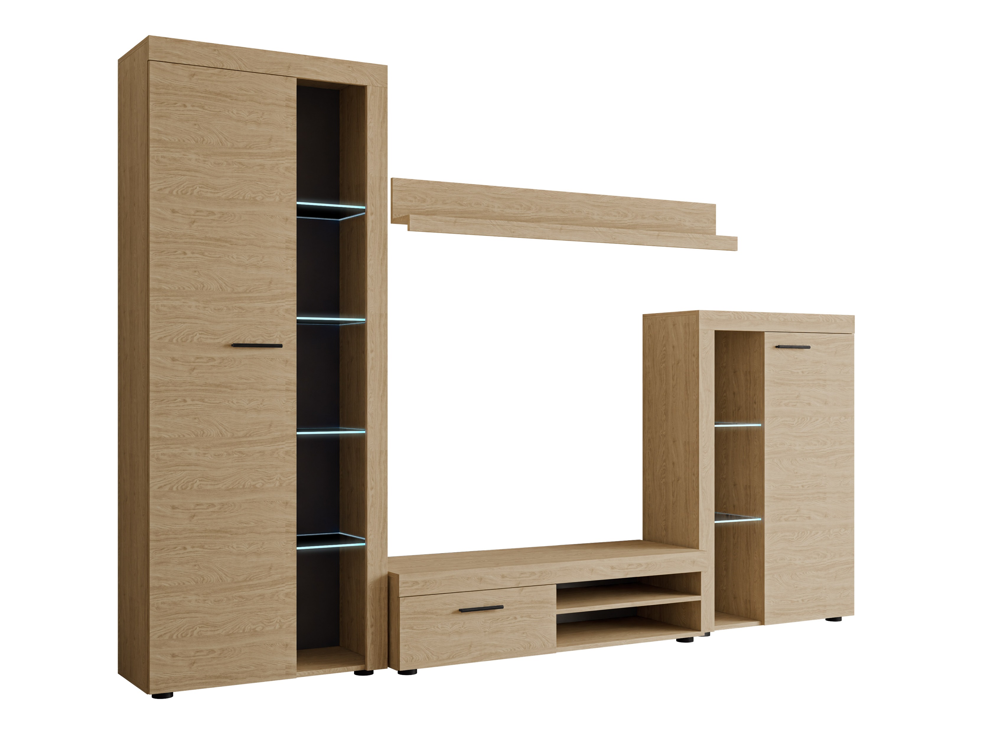 Set za dnevnu sobu Univio (Hrast)