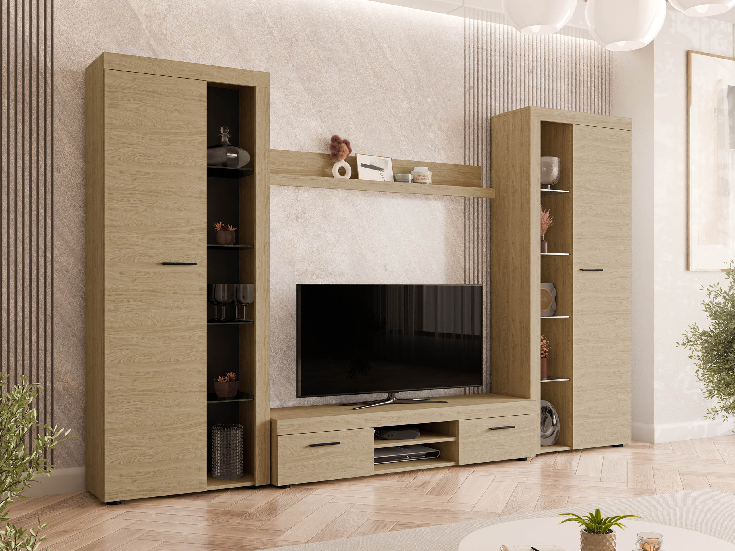 Set za dnevnu sobu Univio II (Hrast)