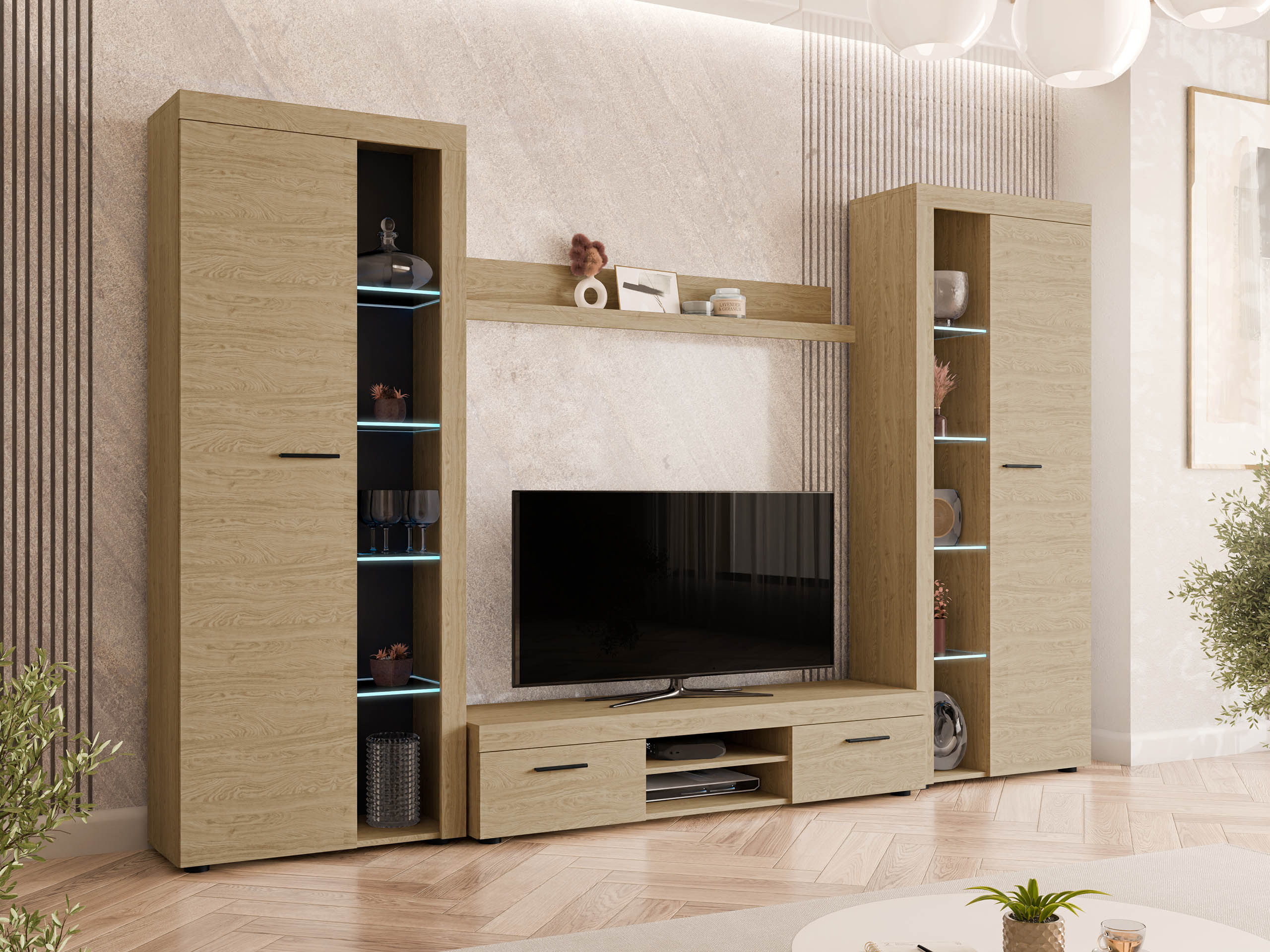 Set za dnevnu sobu Univio II (Hrast)