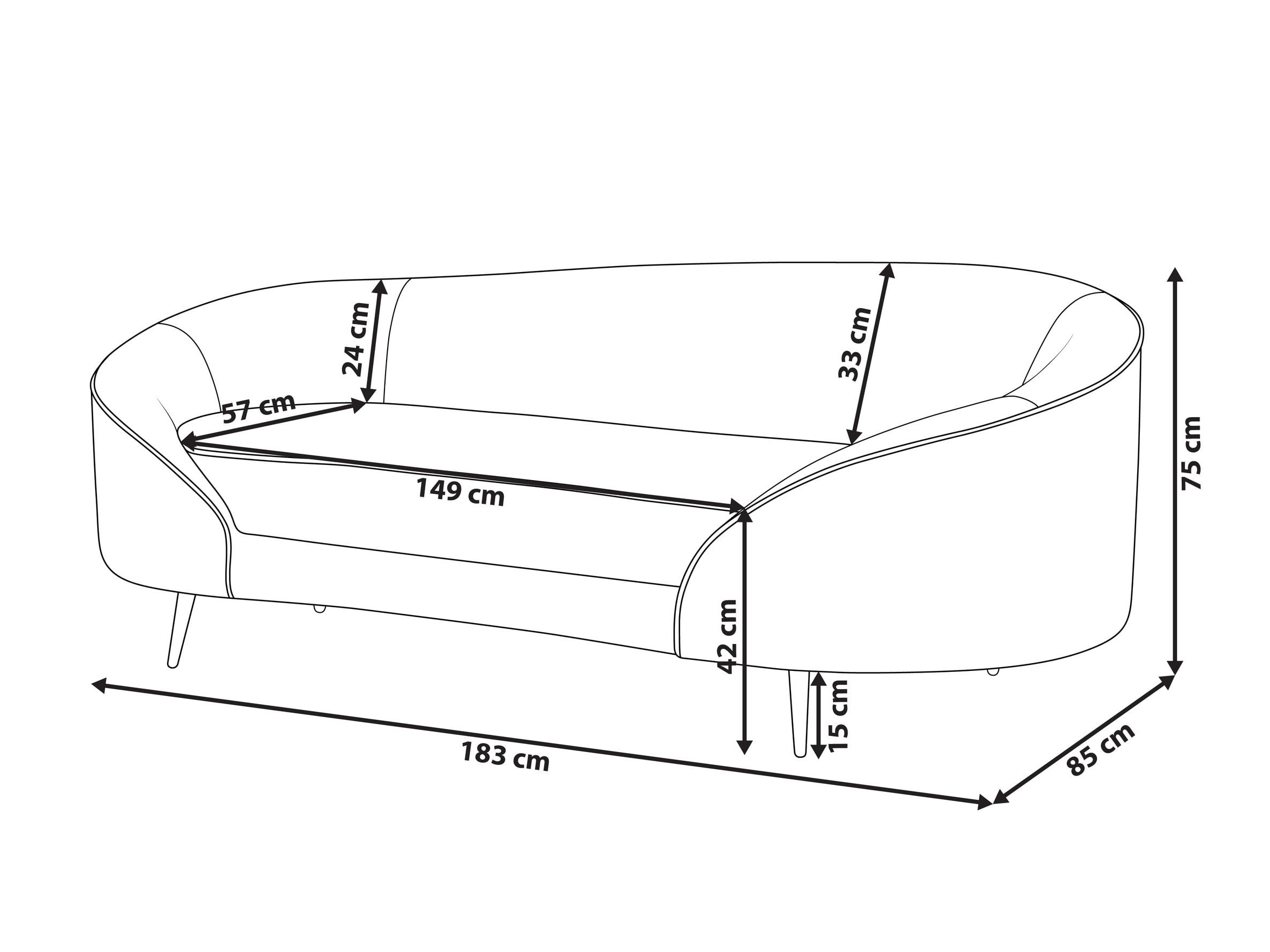 Sofa Berwyn 1255 (Bež)