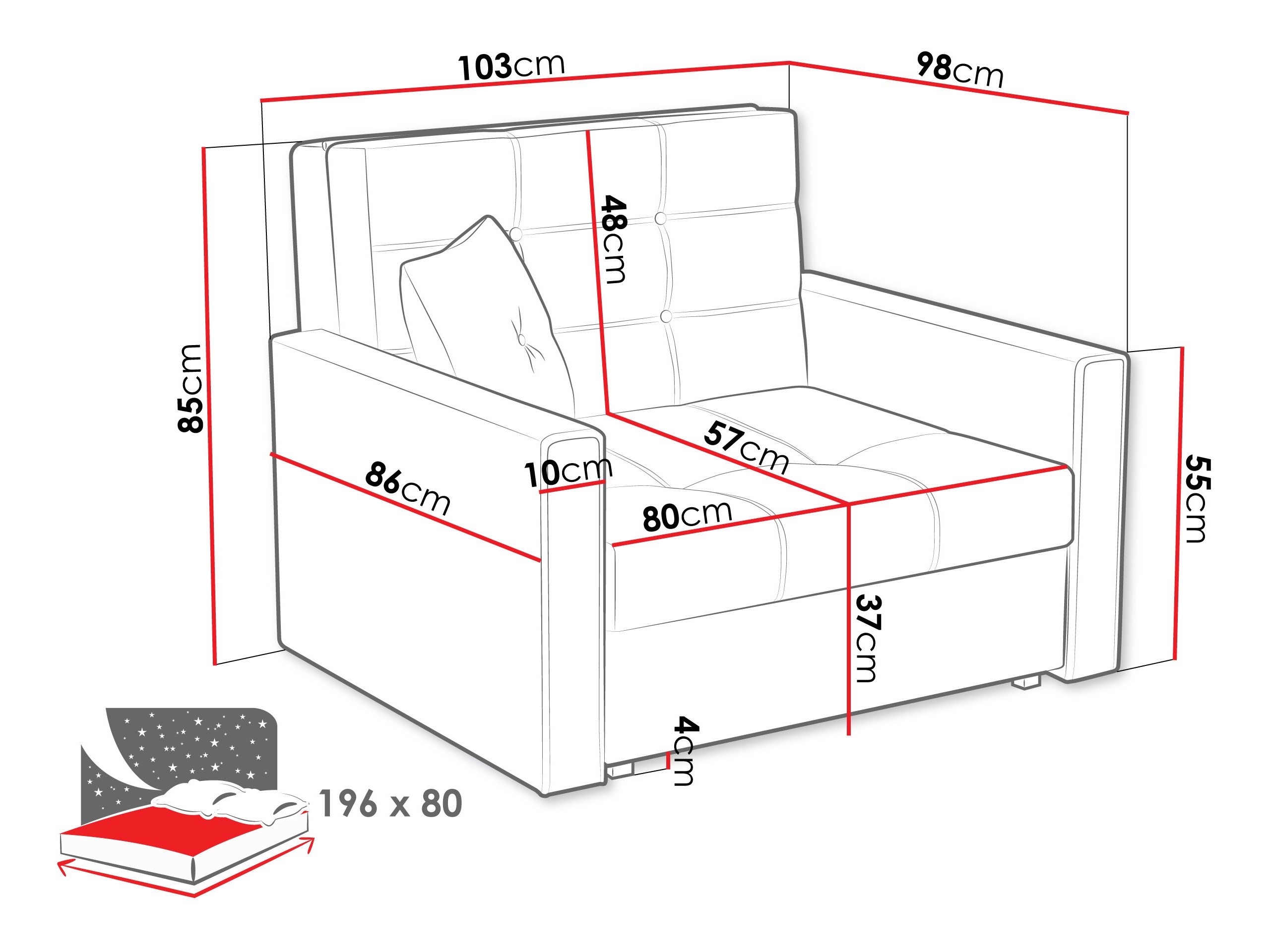 Fotelja Seruna I (Nazar 225.06)