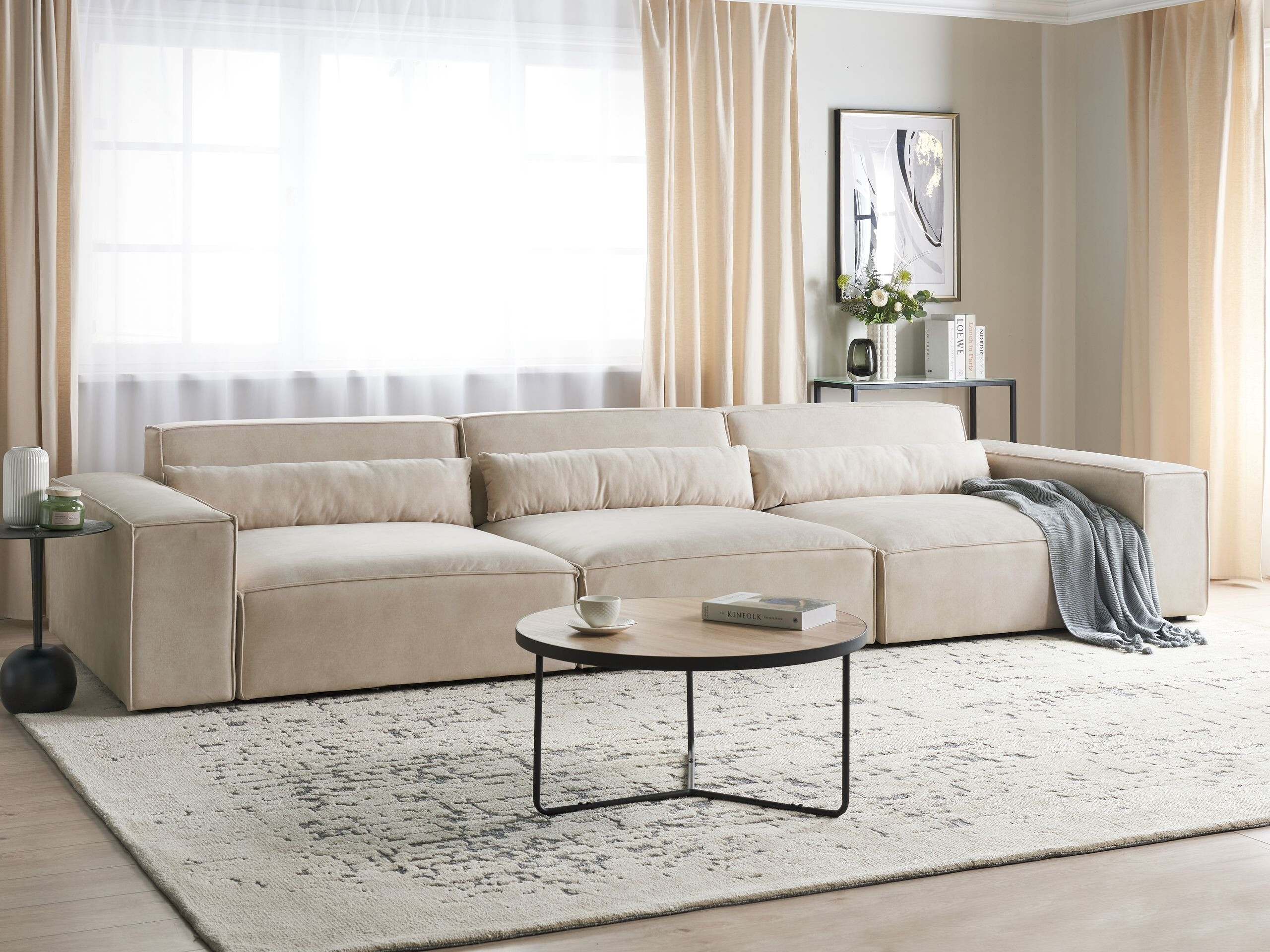 Modularna sofa Tivsora 106 (Svetlo bež)