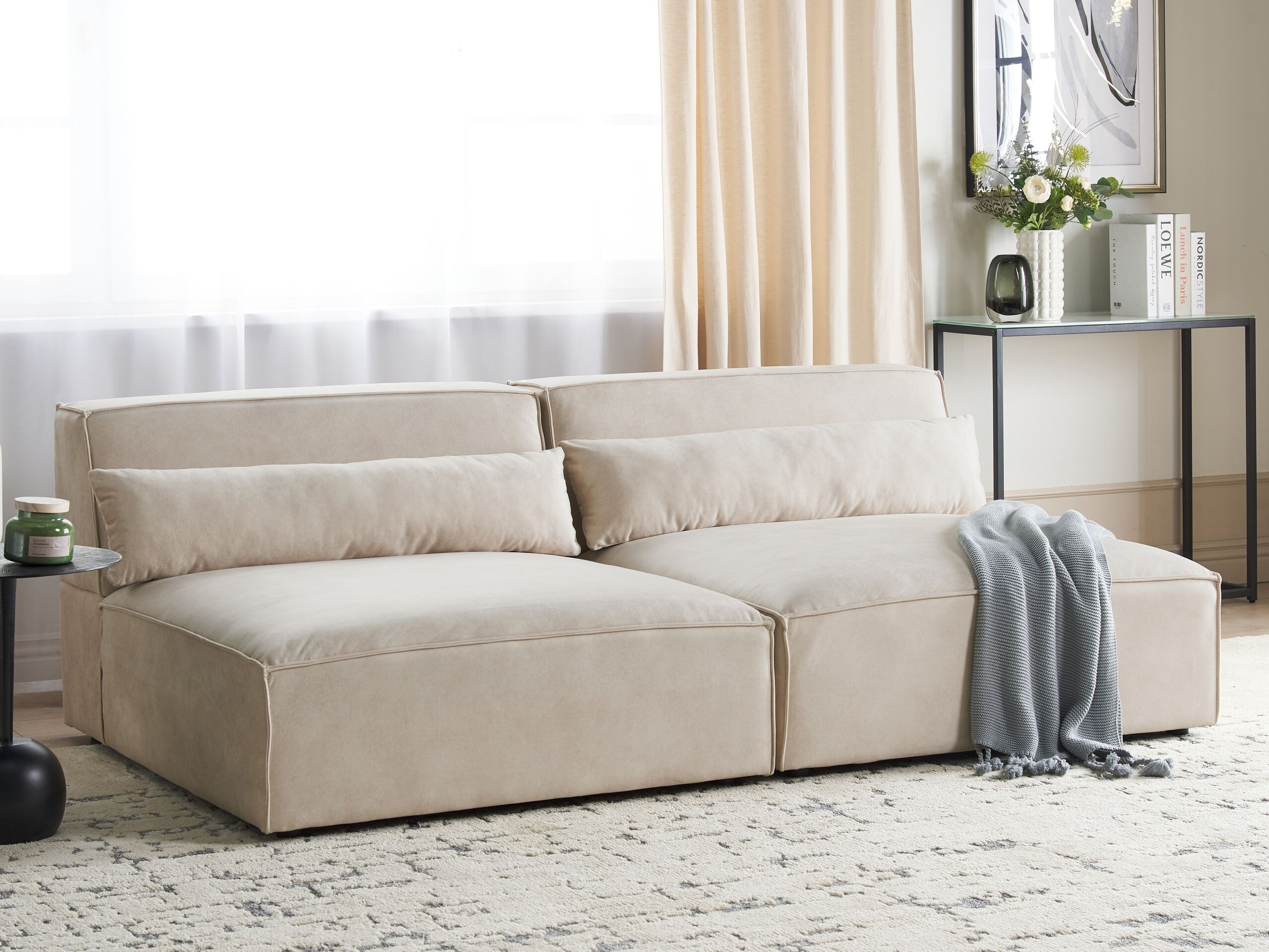 Modularna sofa Tivsora 102 (Svetlo bež)