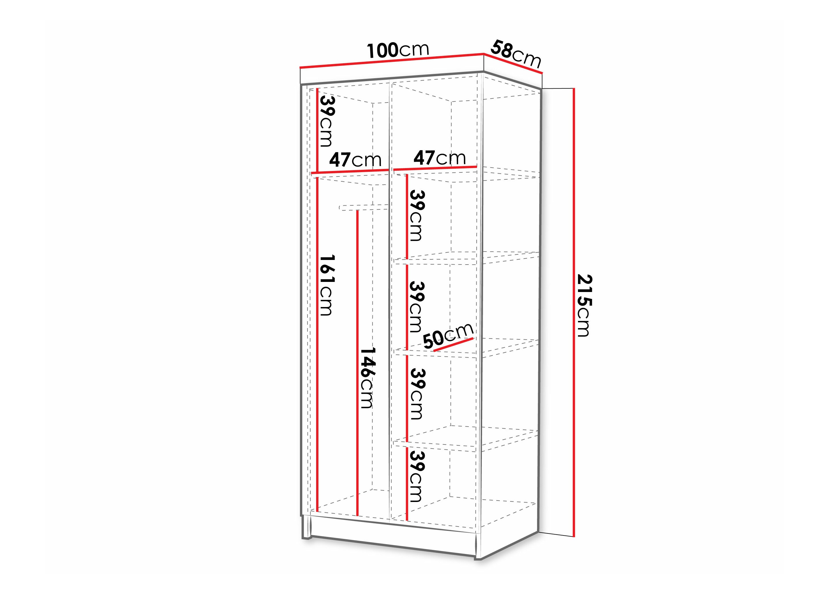 Ormar Closico 195 (Kašmir + Zlatna)