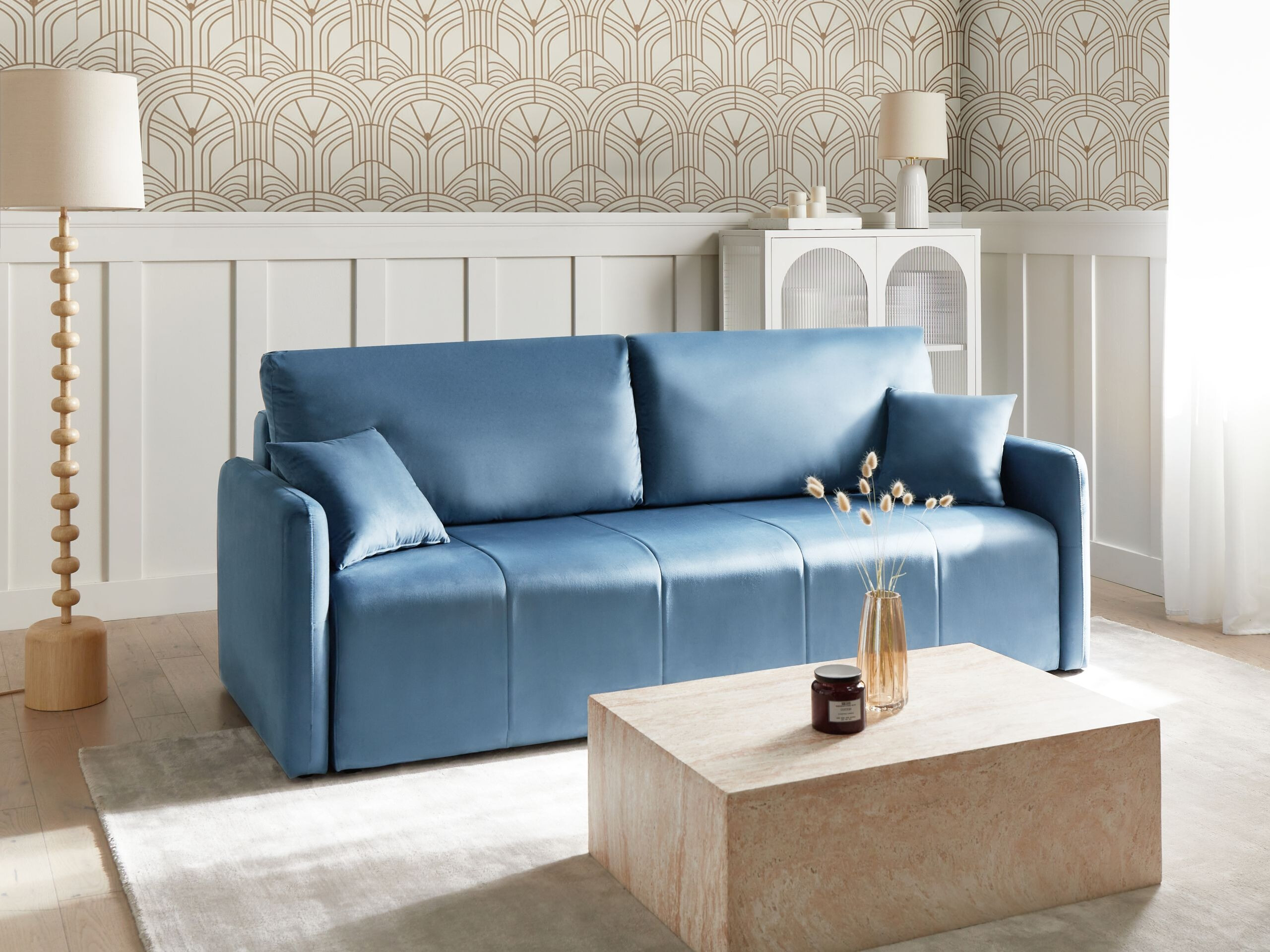 Sofa na razvlačenje Berwyn 3171 (Plava)