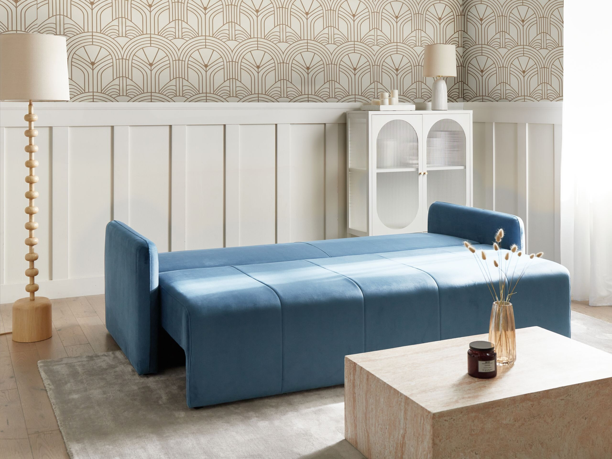 Sofa na razvlačenje Berwyn 3171 (Plava)