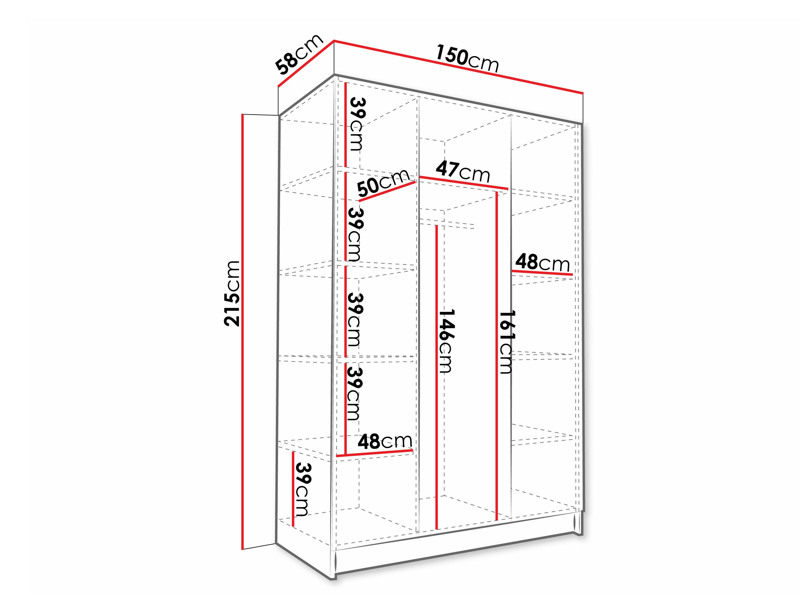 Ormar Closico Decoron II (Kašmir + Zlatna)
