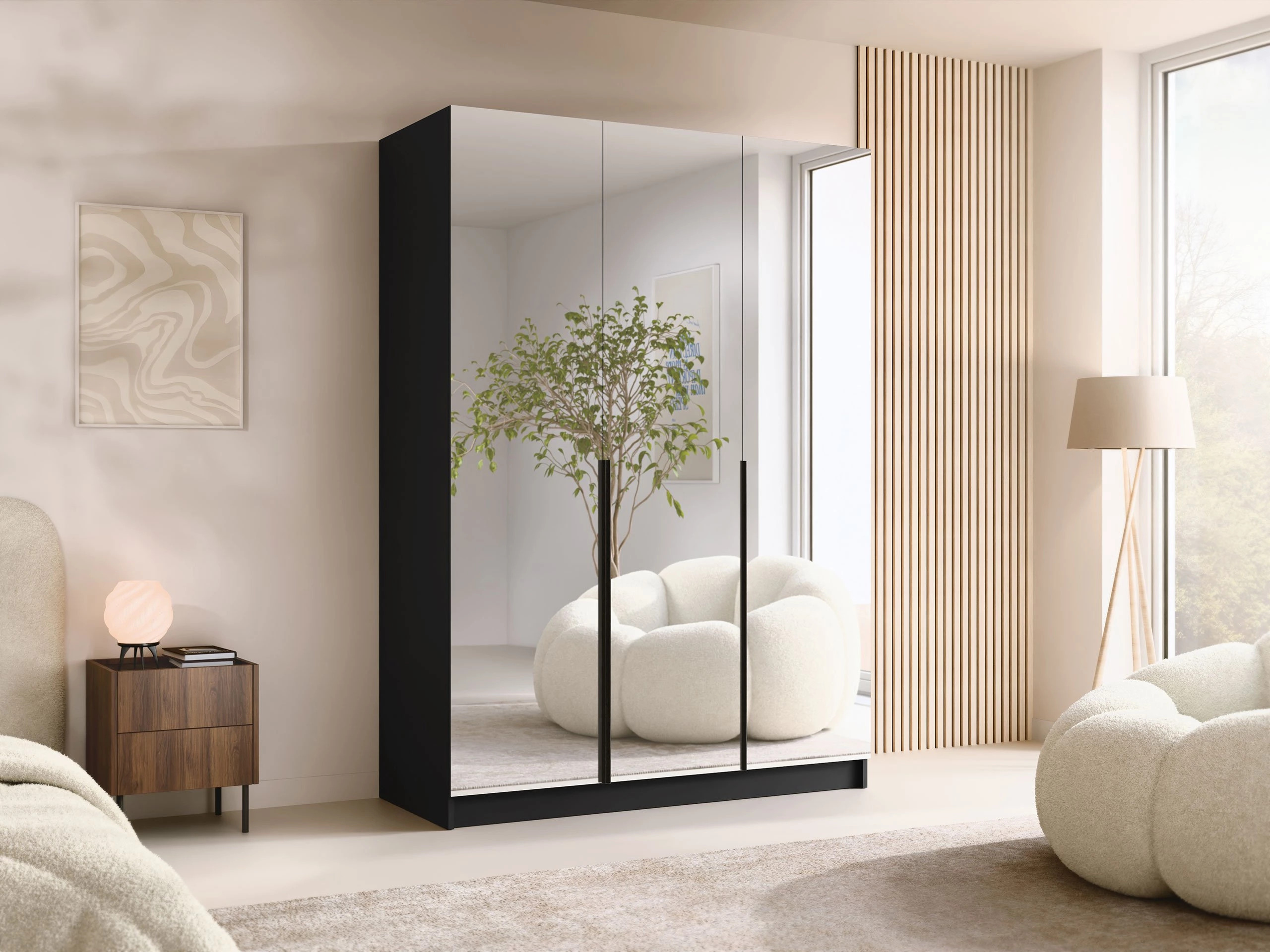 Ormar Closico Decoron III (Crno)