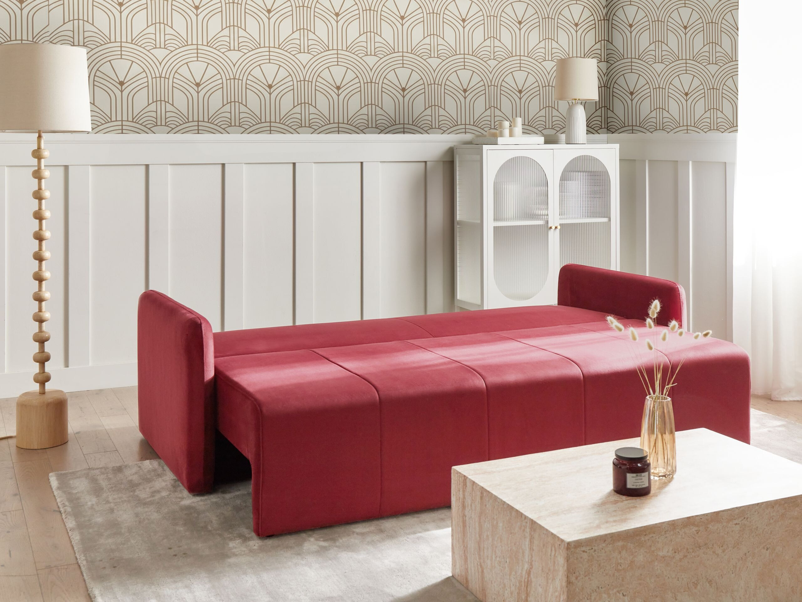 Sofa na razvlačenje Berwyn 3171 (Crvena)