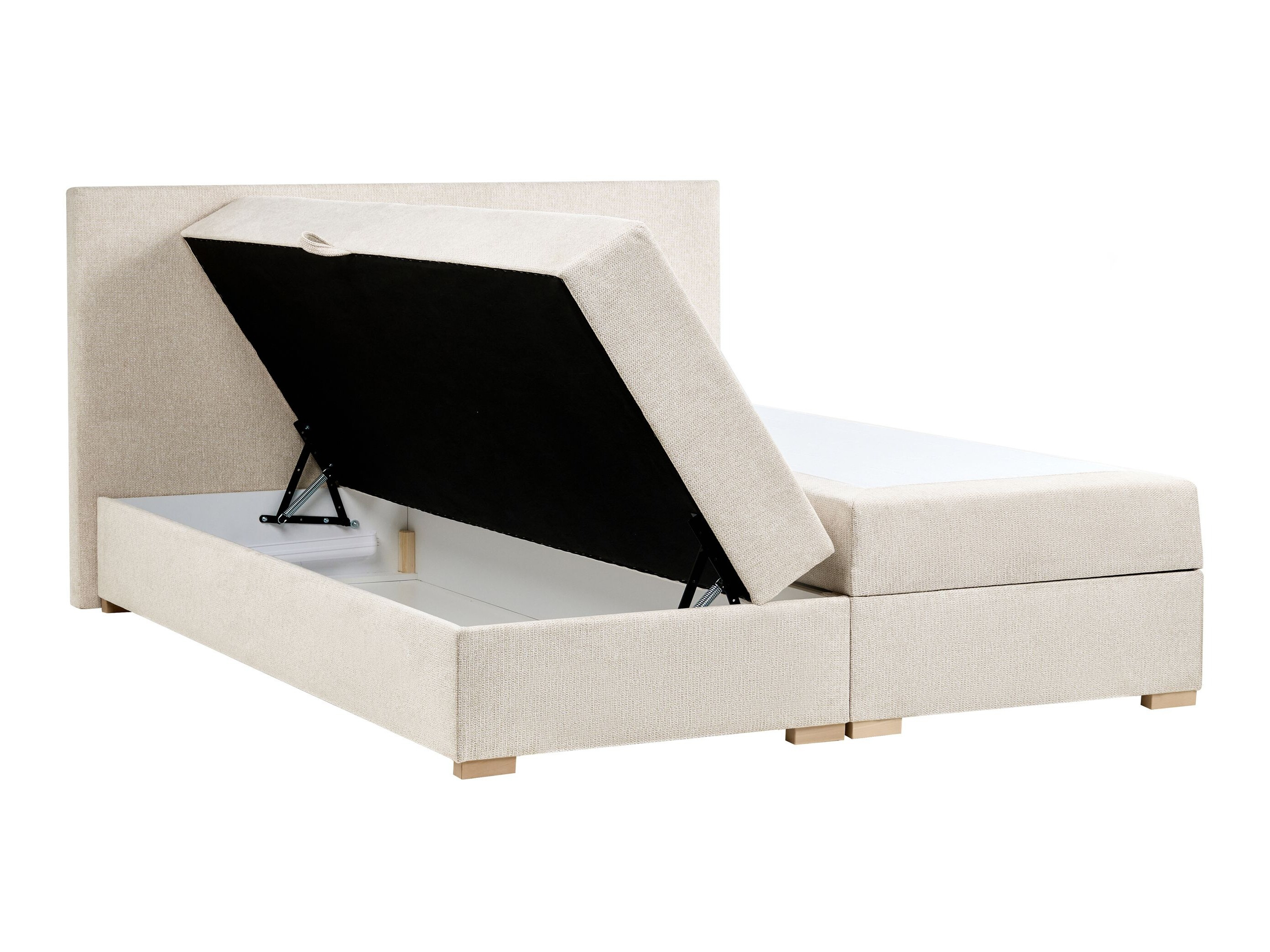 Boxspring krevet Berwyn 3174 (Svetlo bež)