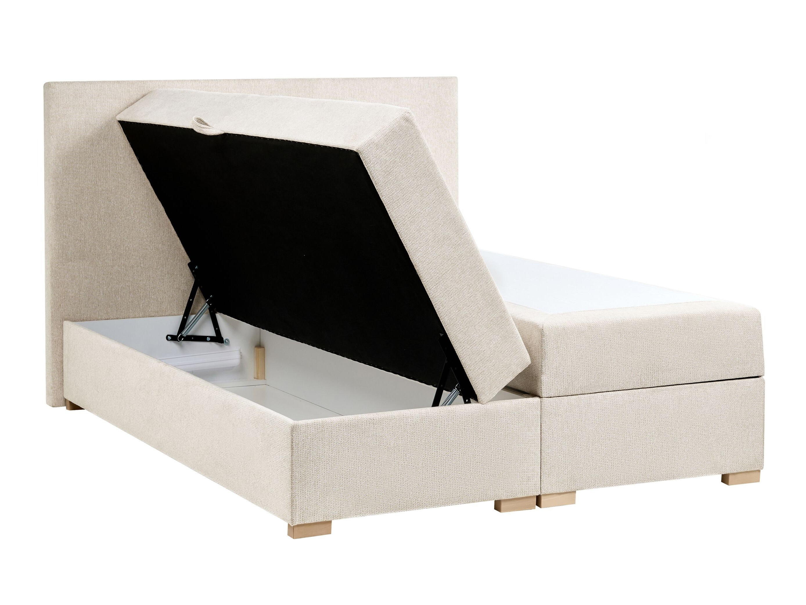 Boxspring krevet Berwyn 3174 (Svetlo bež)