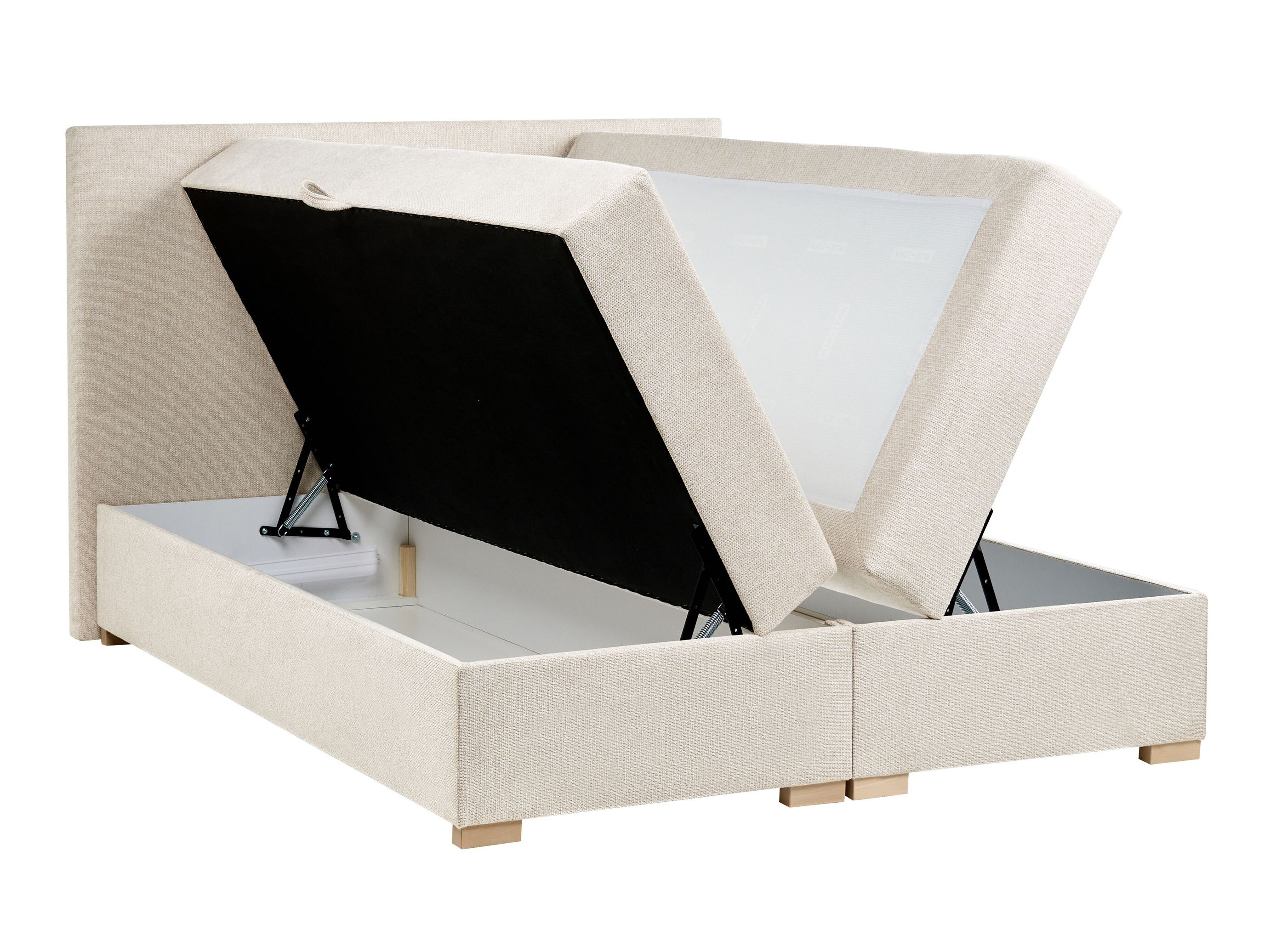 Boxspring krevet Berwyn 3174 (Svetlo bež)