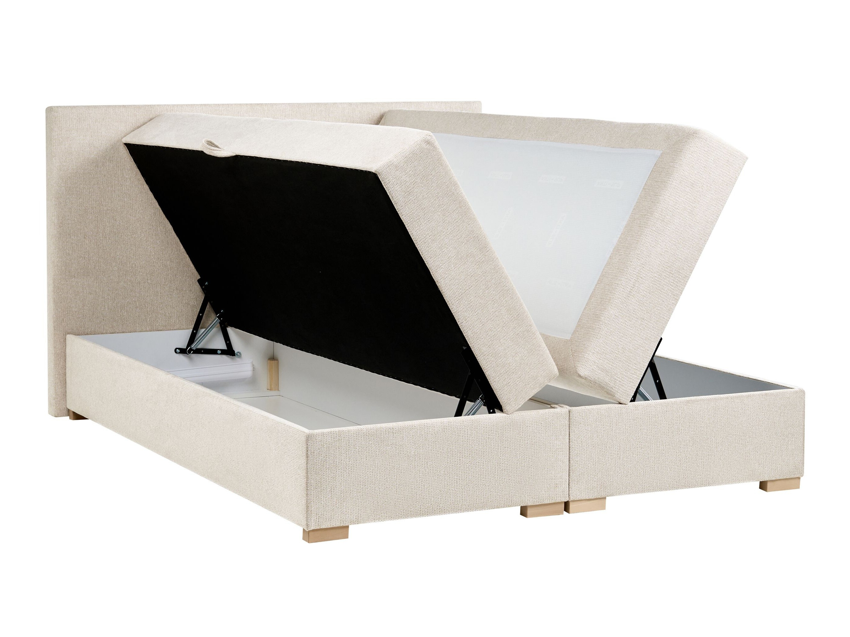 Boxspring krevet Berwyn 3174 (Svetlo bež)