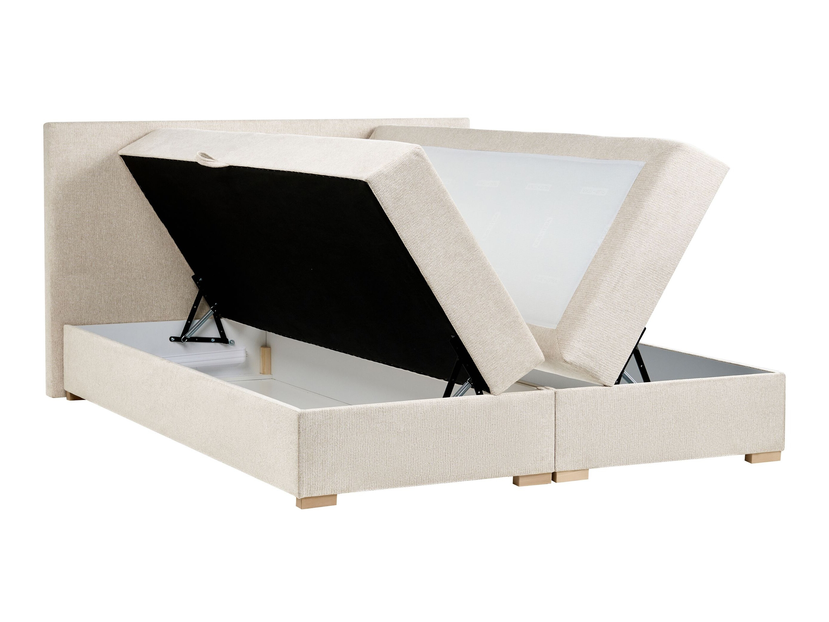 Boxspring krevet Berwyn 3174 (Svetlo bež)