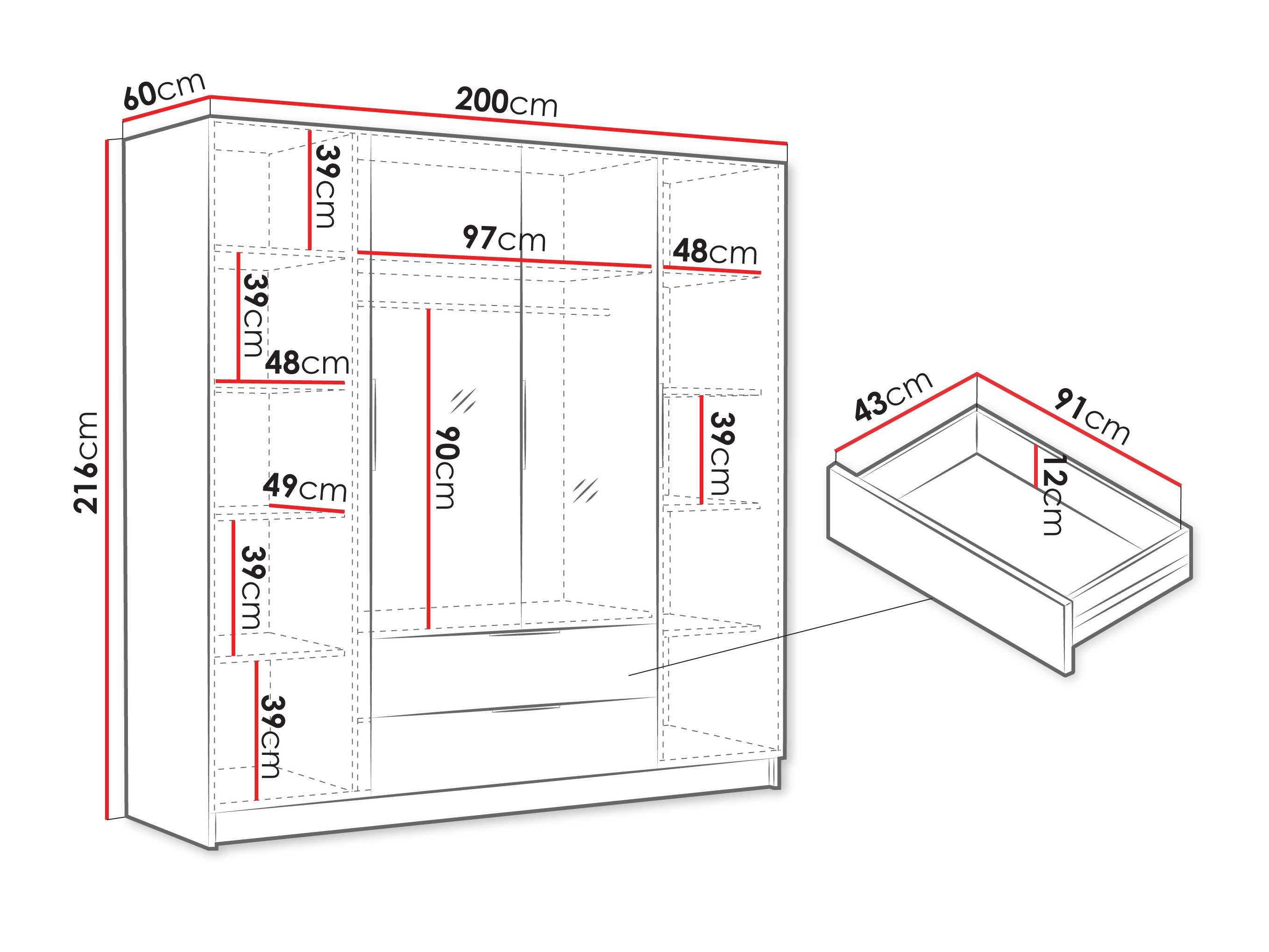 Ormar Closico 201 (Belo)