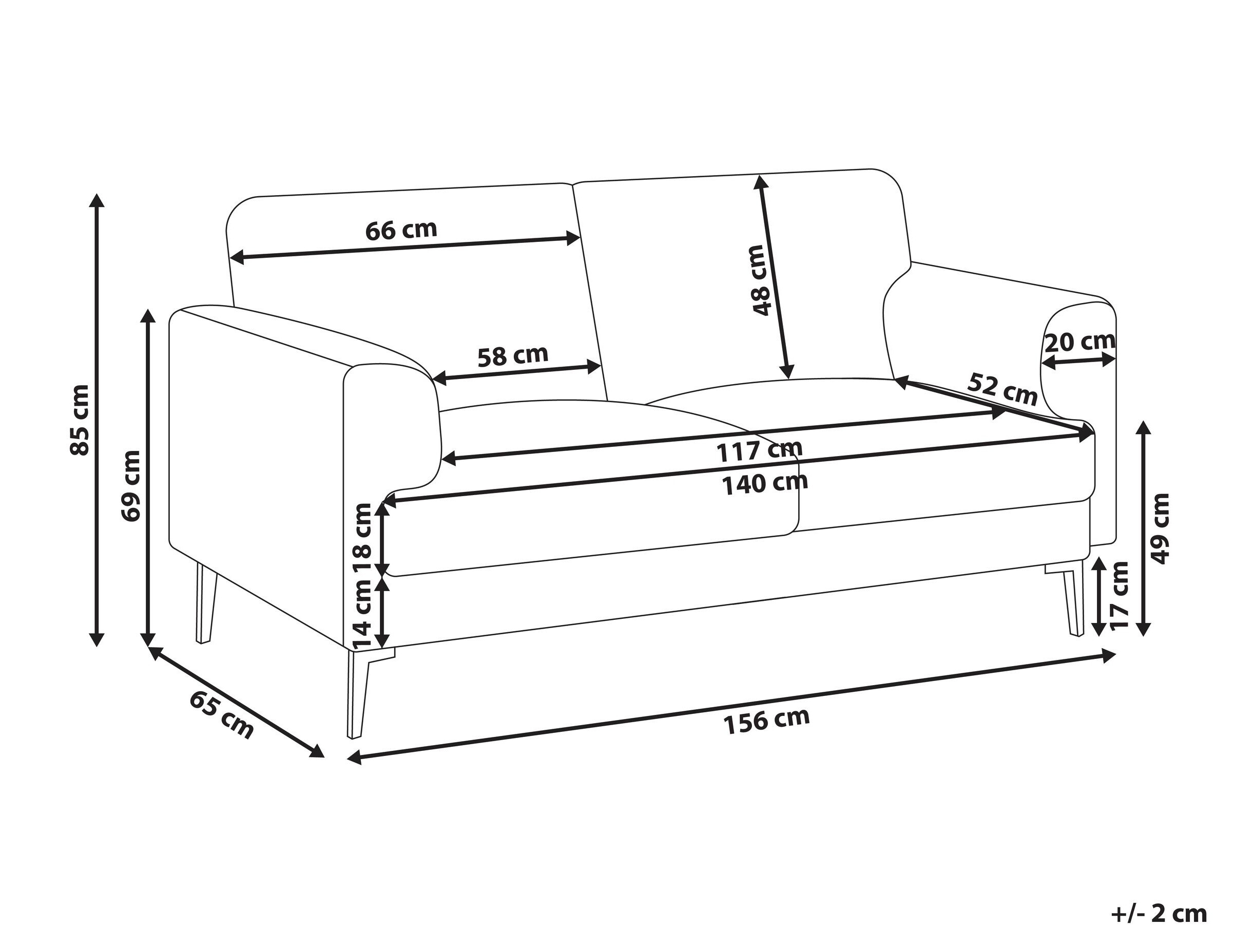 Sofa Catcavu 101 (Smeđa)