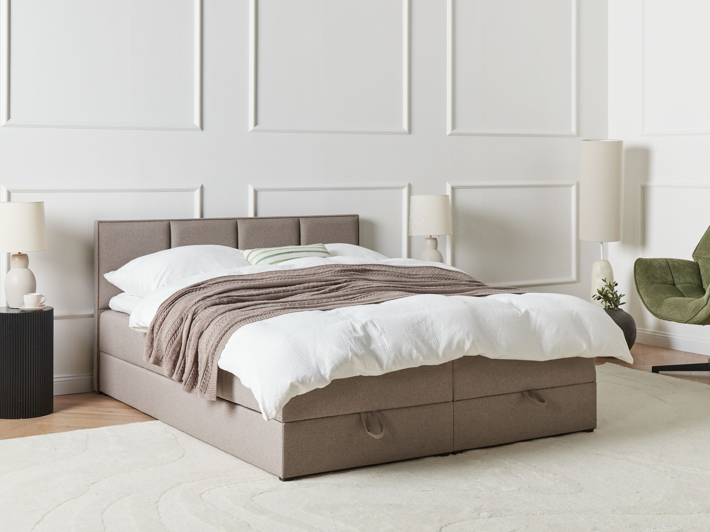Boxspring krevet Berwyn 3191 (Taupe)