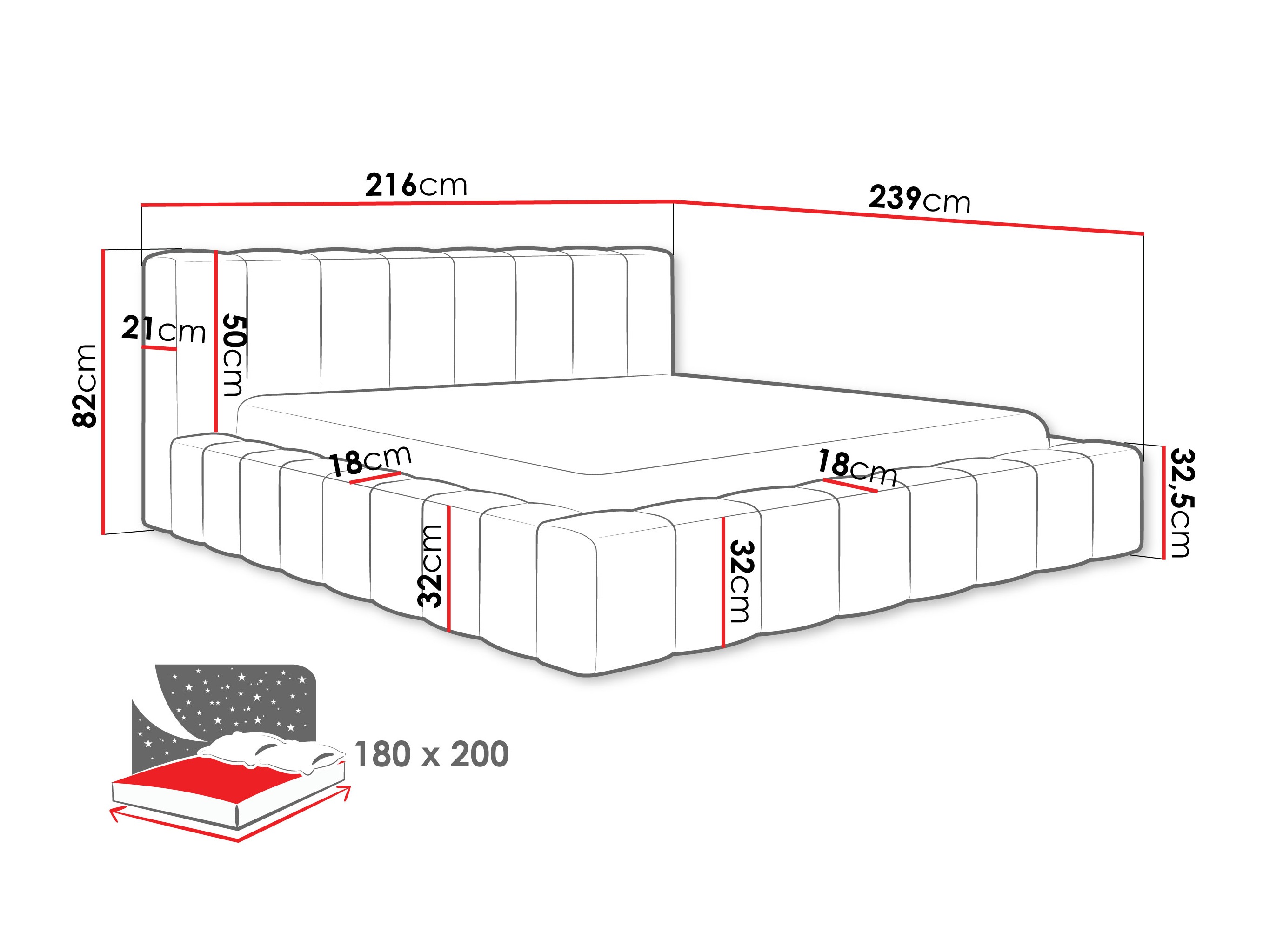 Krevet Hesperia 125 (Kronos 38)