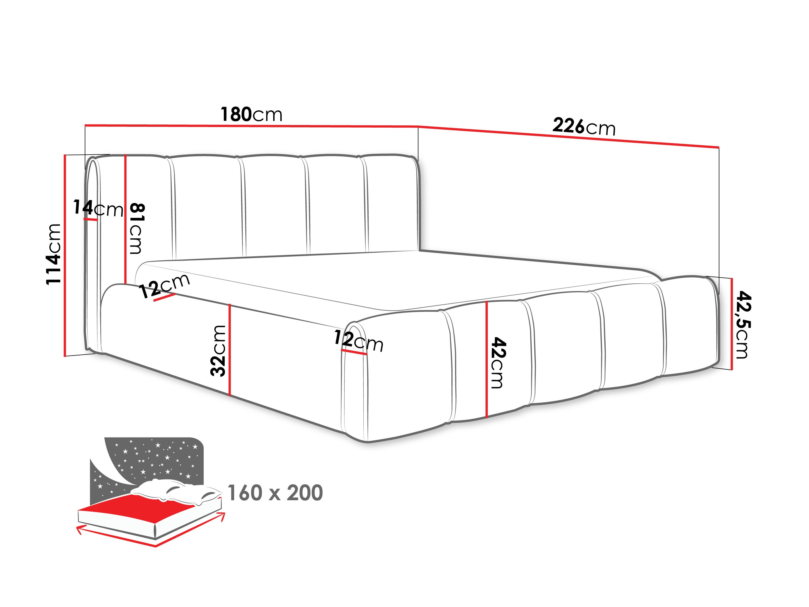 Krevet Hesperia 126 (Paros 02)