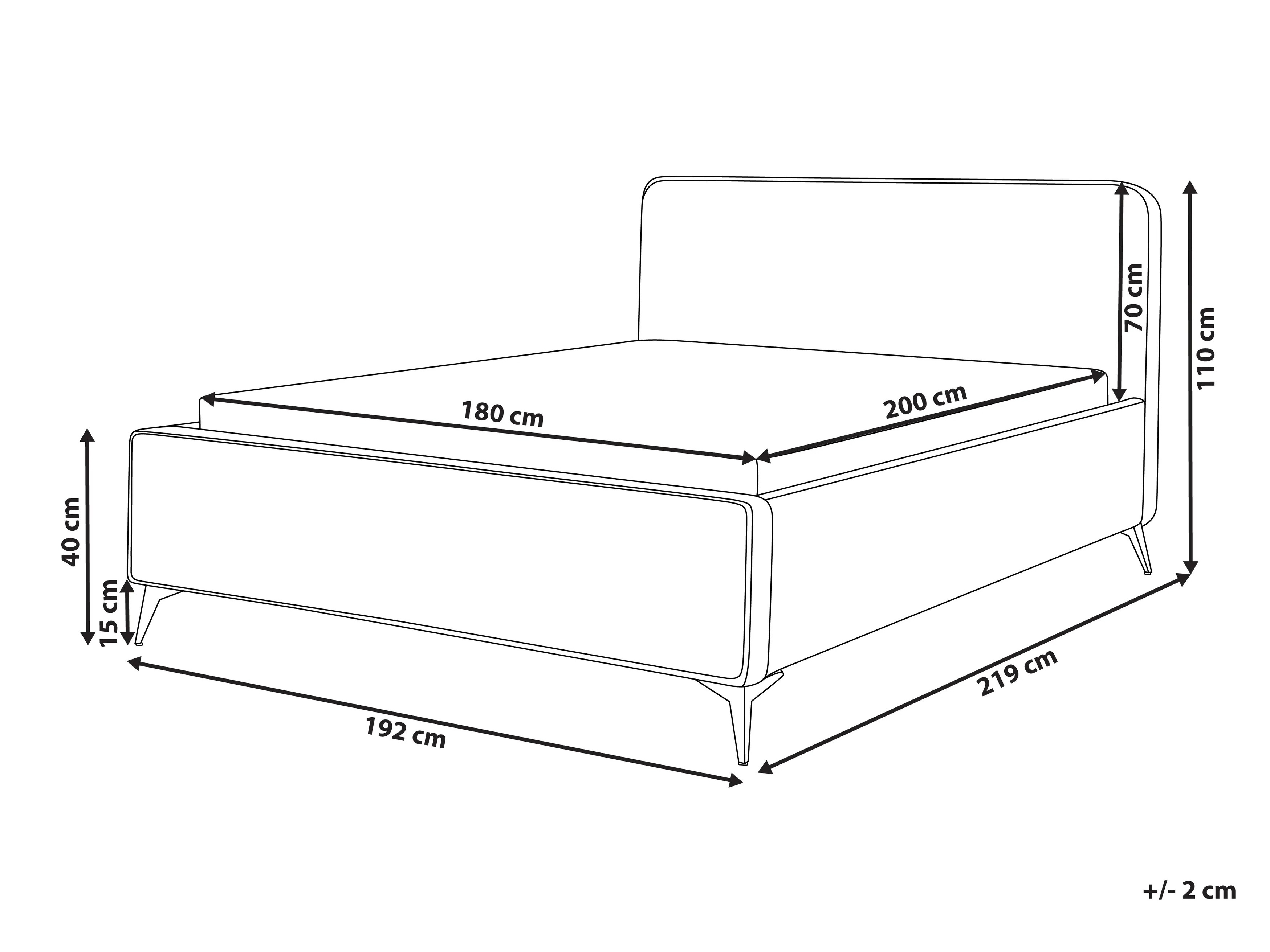 Krevet Berwyn 601 (Svetloosiva)