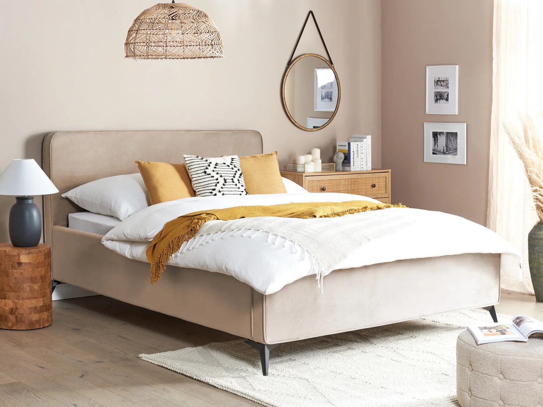 Krevet Berwyn 601 (Taupe)