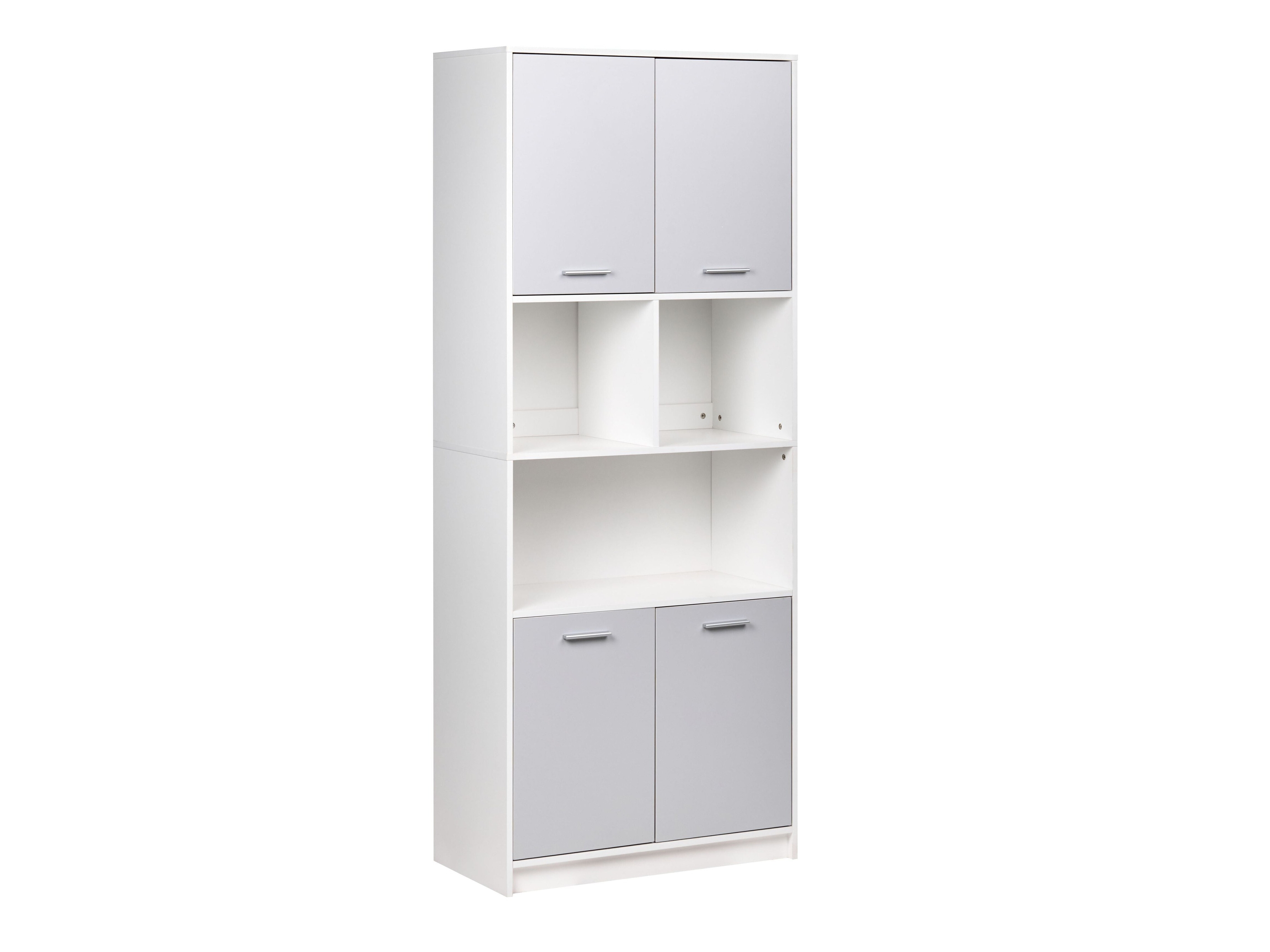 Polica Catferu 111 (Belo + Sivo)
