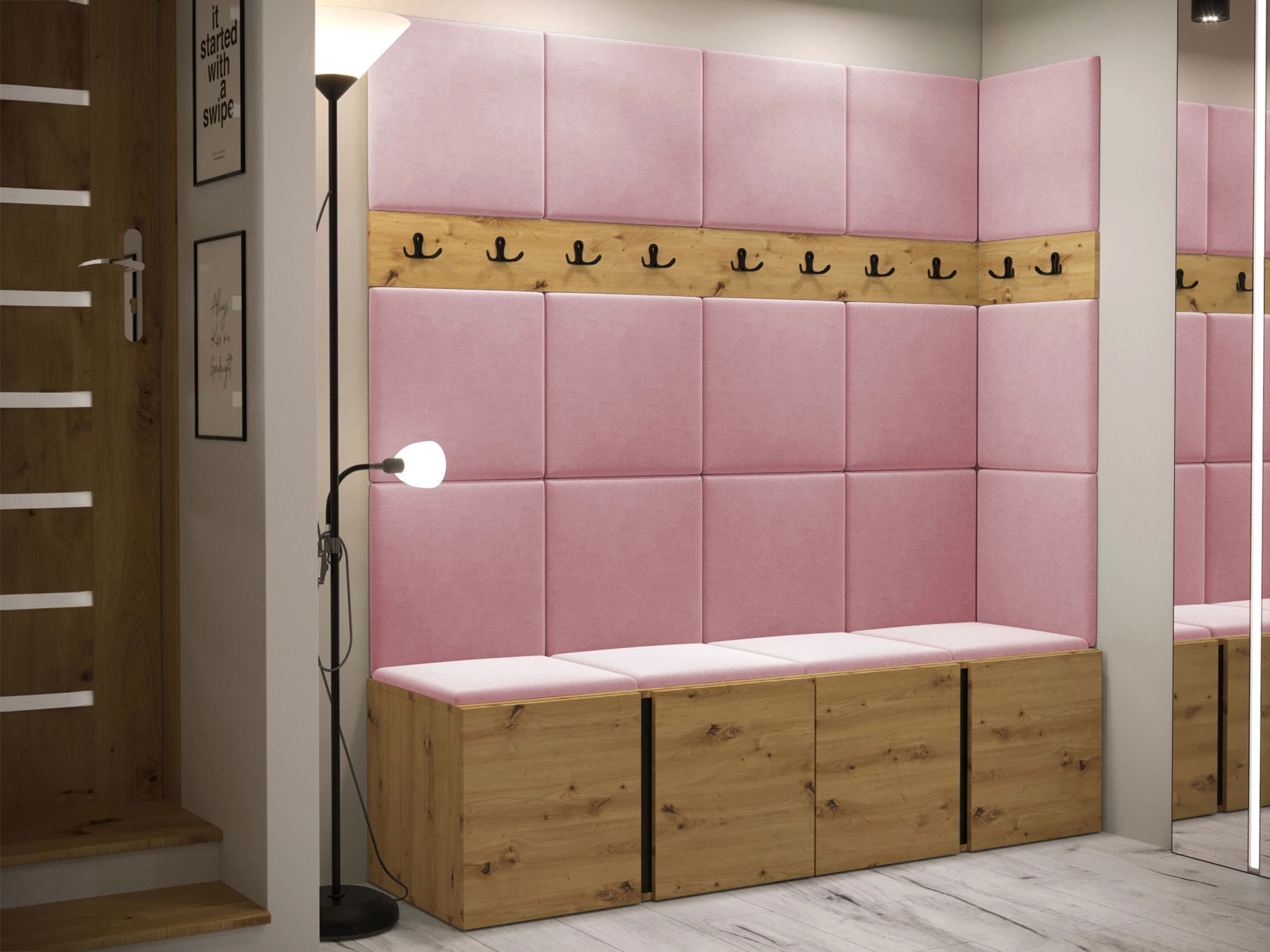 Set za hodnik Pinis II (Artisan hrast)