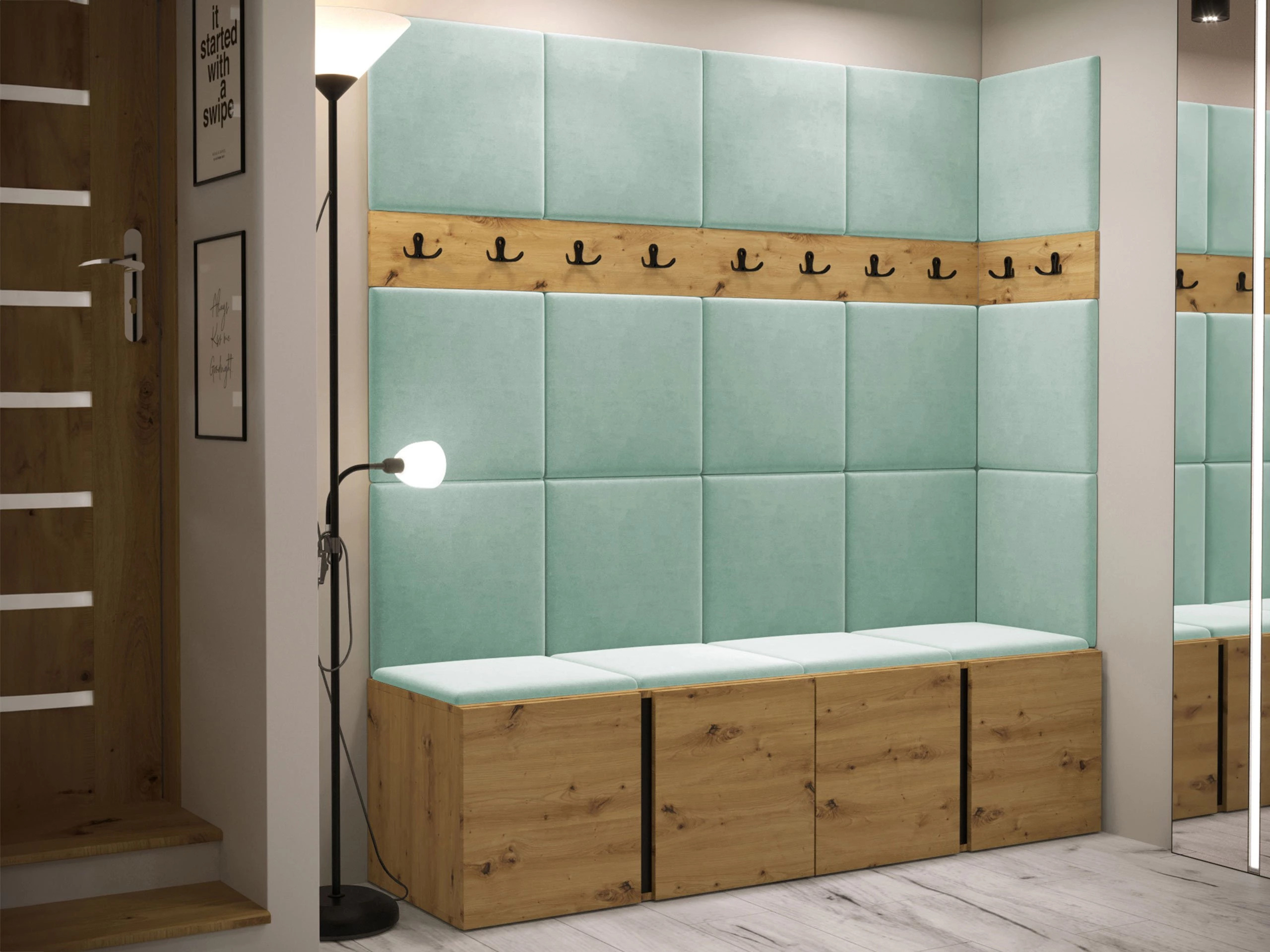 Set za hodnik Pinis II (Artisan hrast)