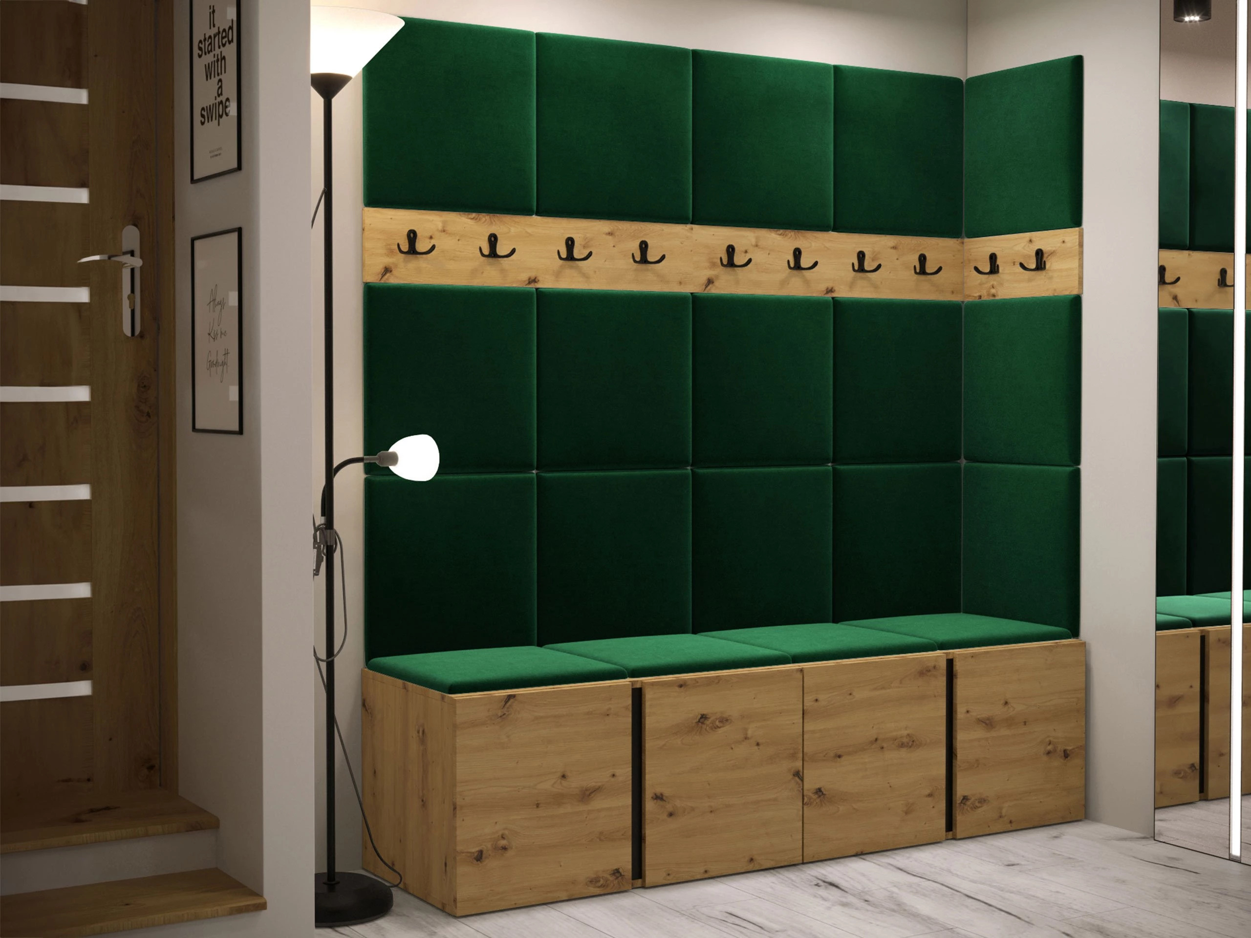 Set za hodnik Pinis II (Artisan hrast)