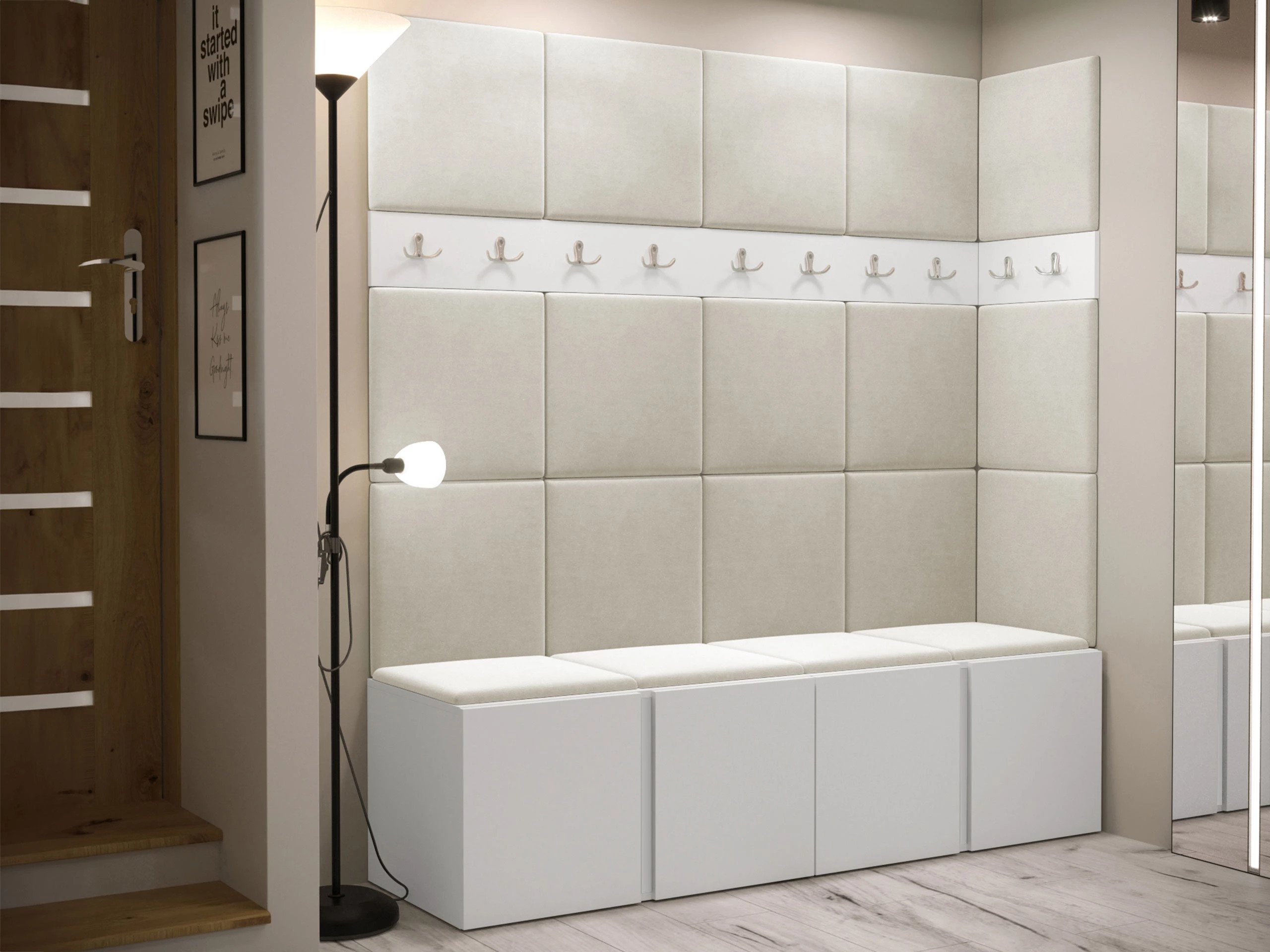 Set za hodnik Pinis II (Belo)