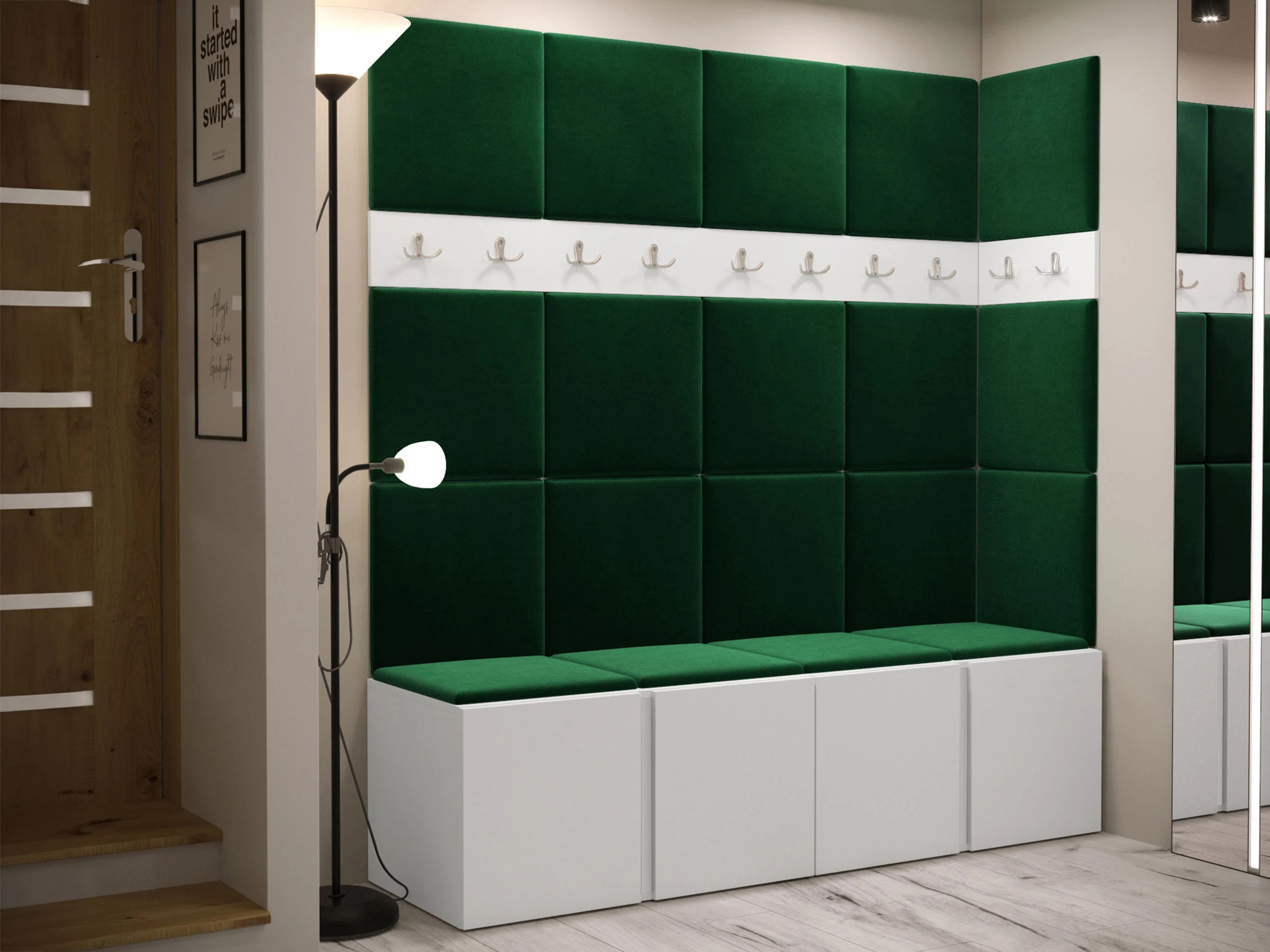 Set za hodnik Pinis II (Belo)