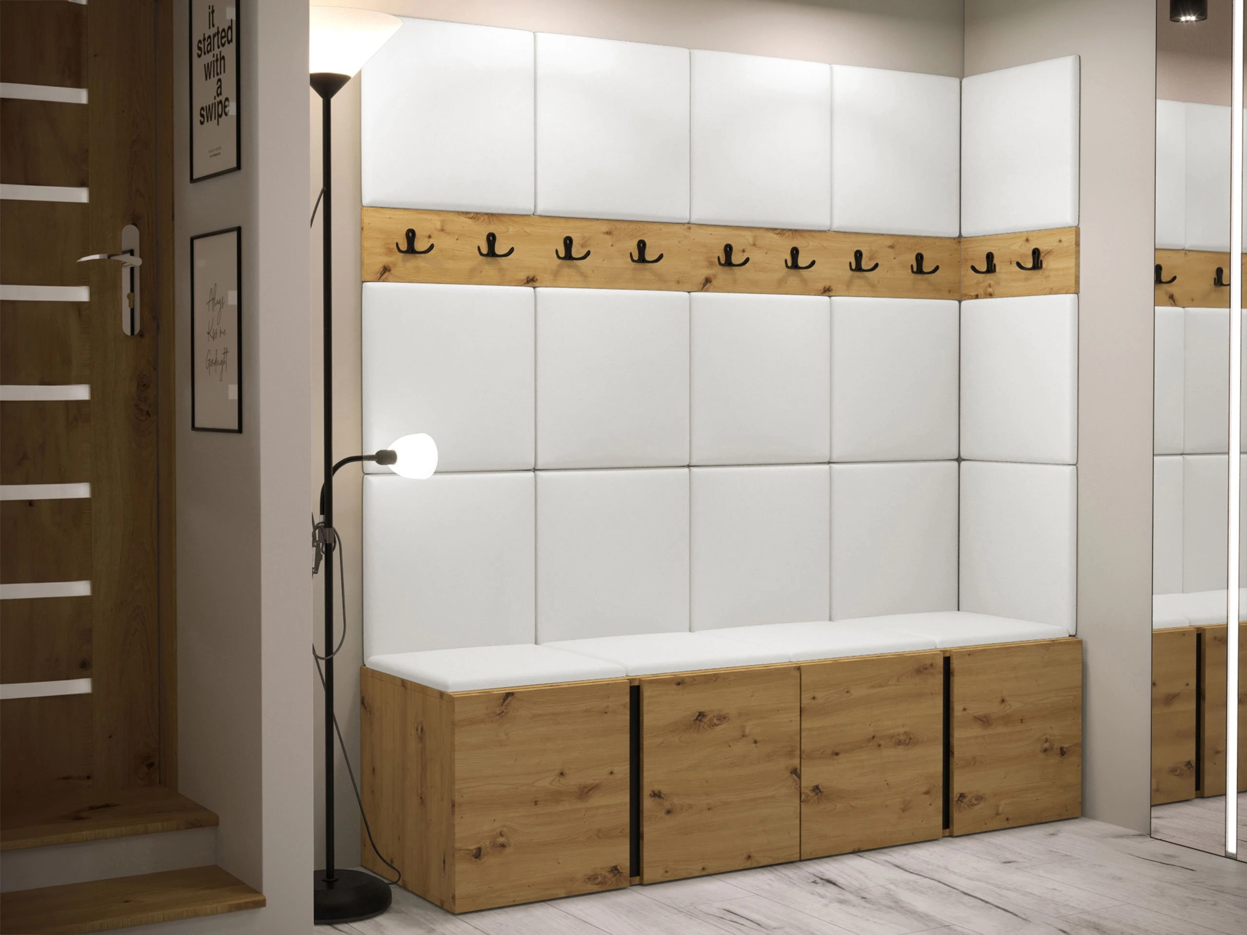 Set za hodnik Pinis II (Eko-koža Soft 017)