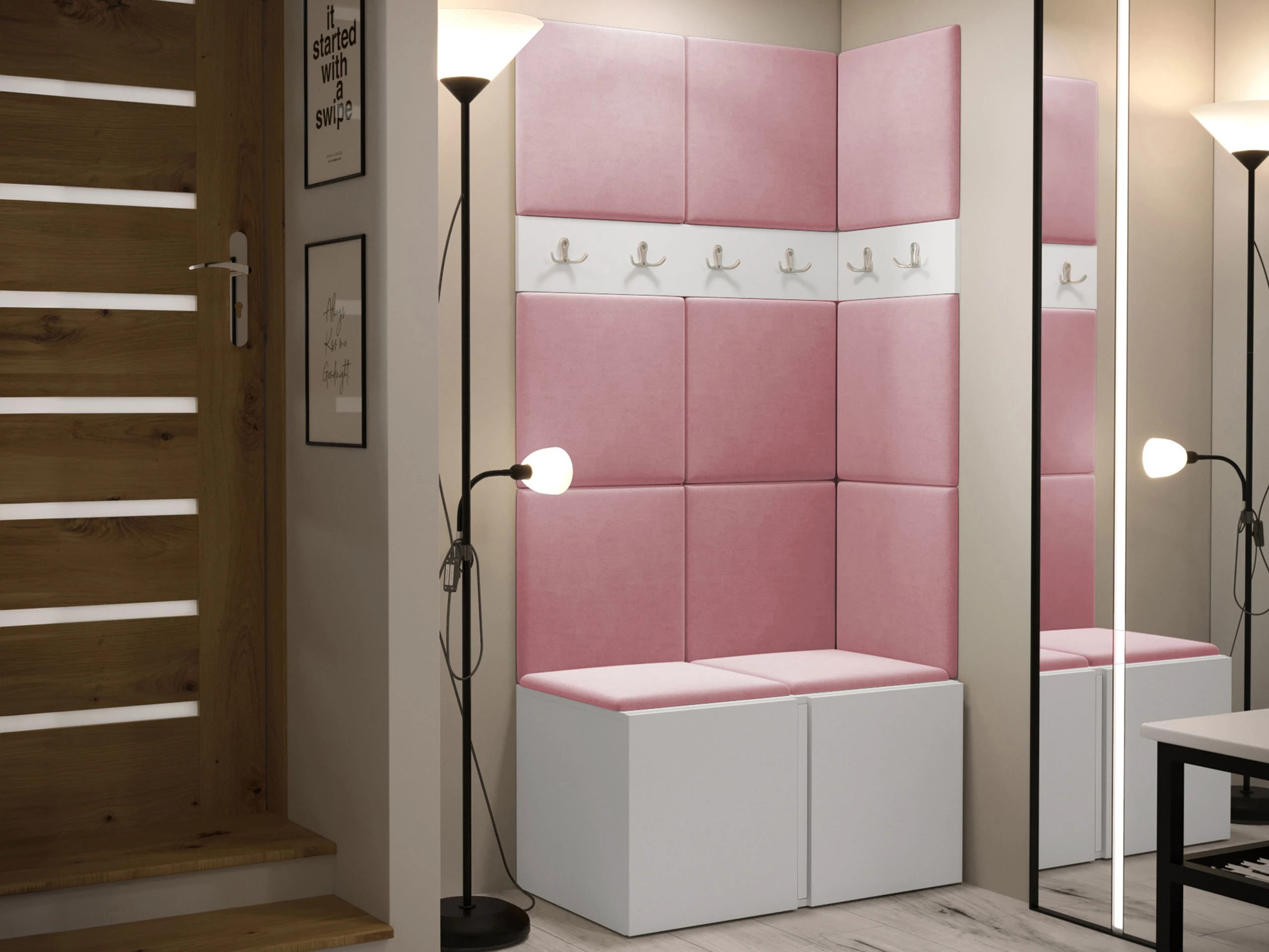 Set za hodnik Pinis I (Belo)